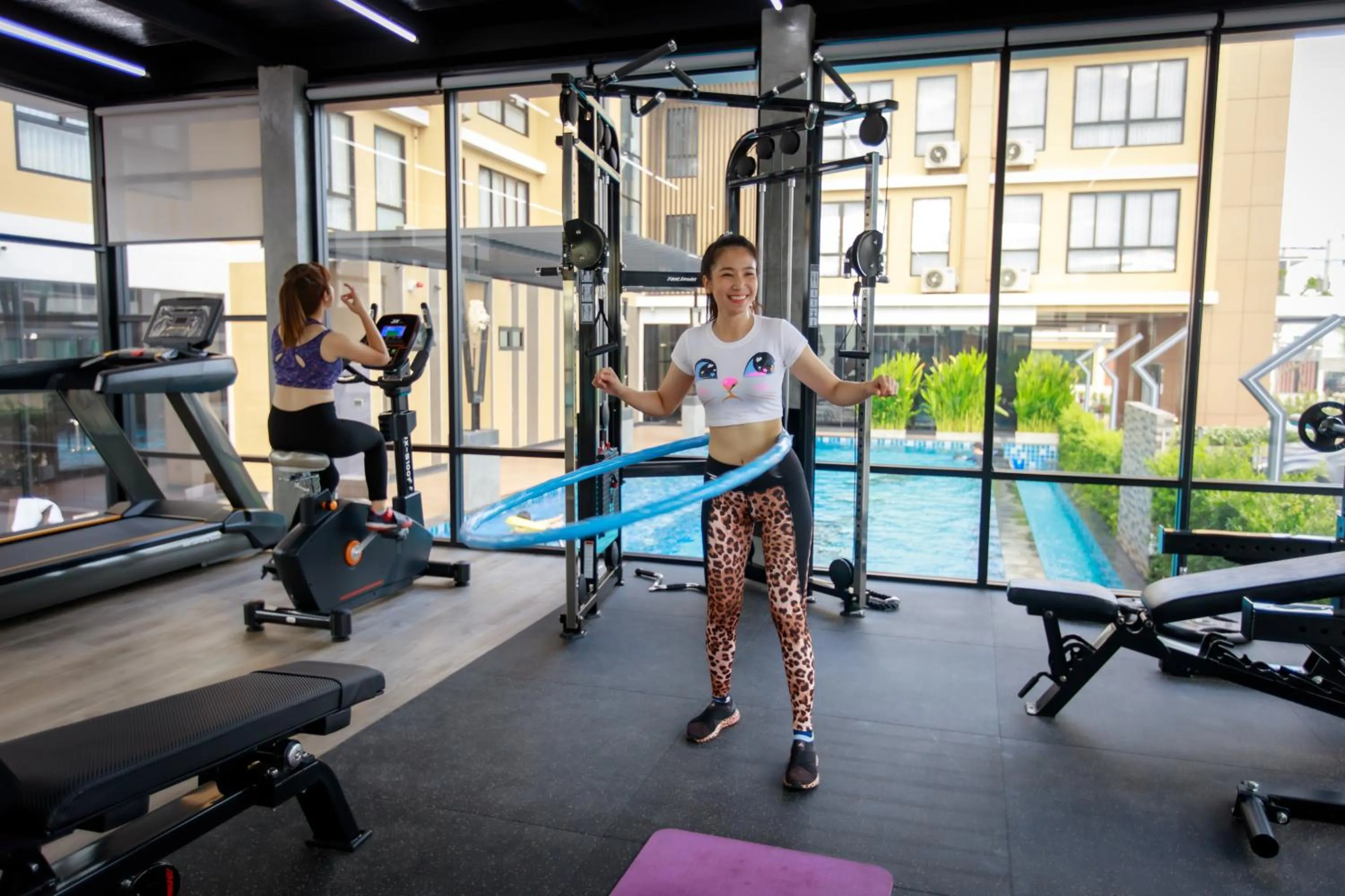 Fitness centre/facilities in Siri Hotel Lumphun