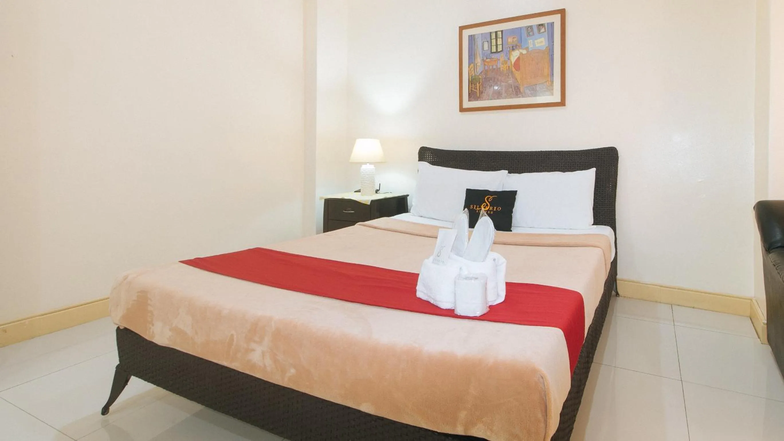 Bed in 153 Silverio Suites Paranaque City