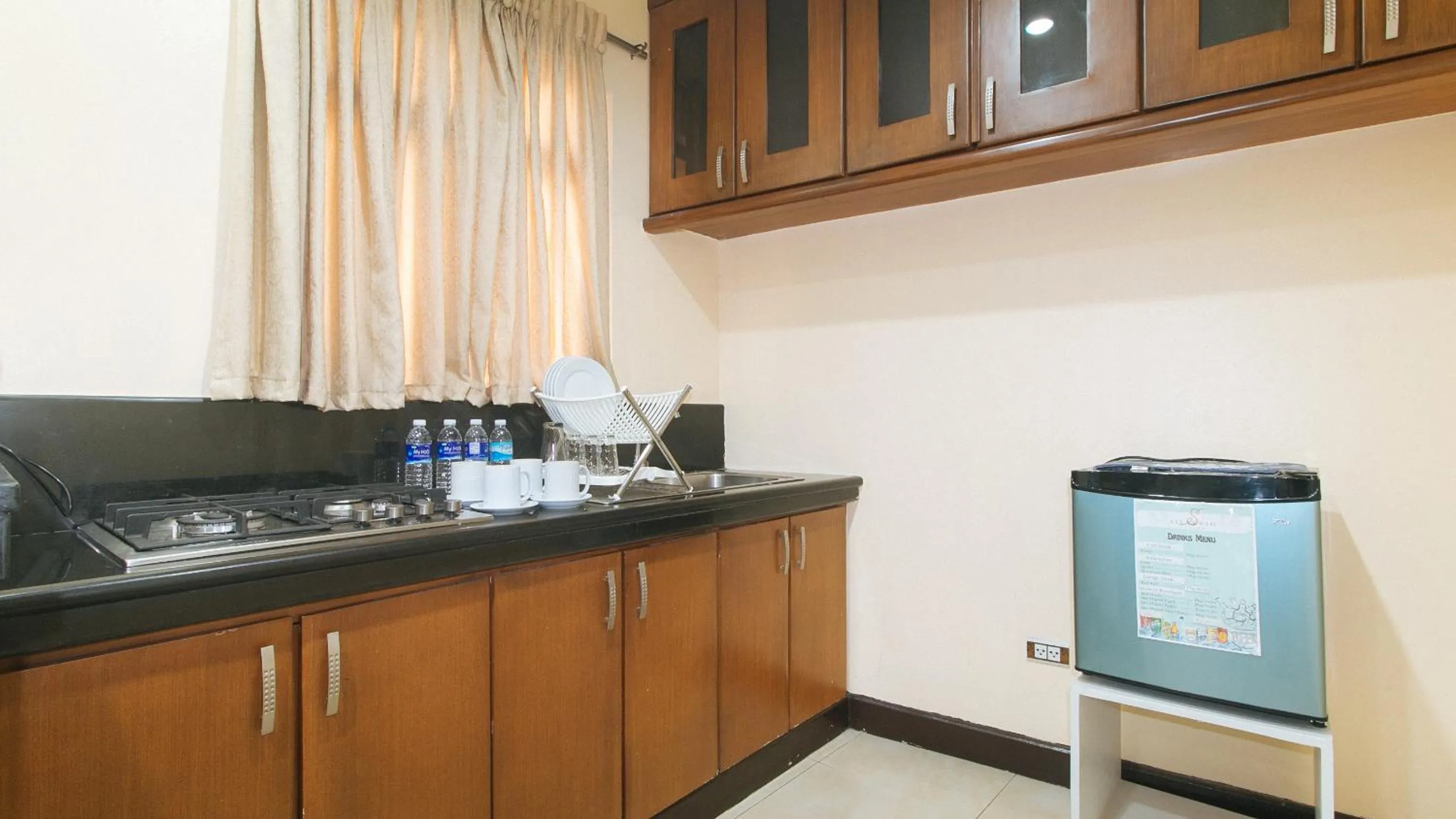Kitchen or kitchenette in 153 Silverio Suites Paranaque City