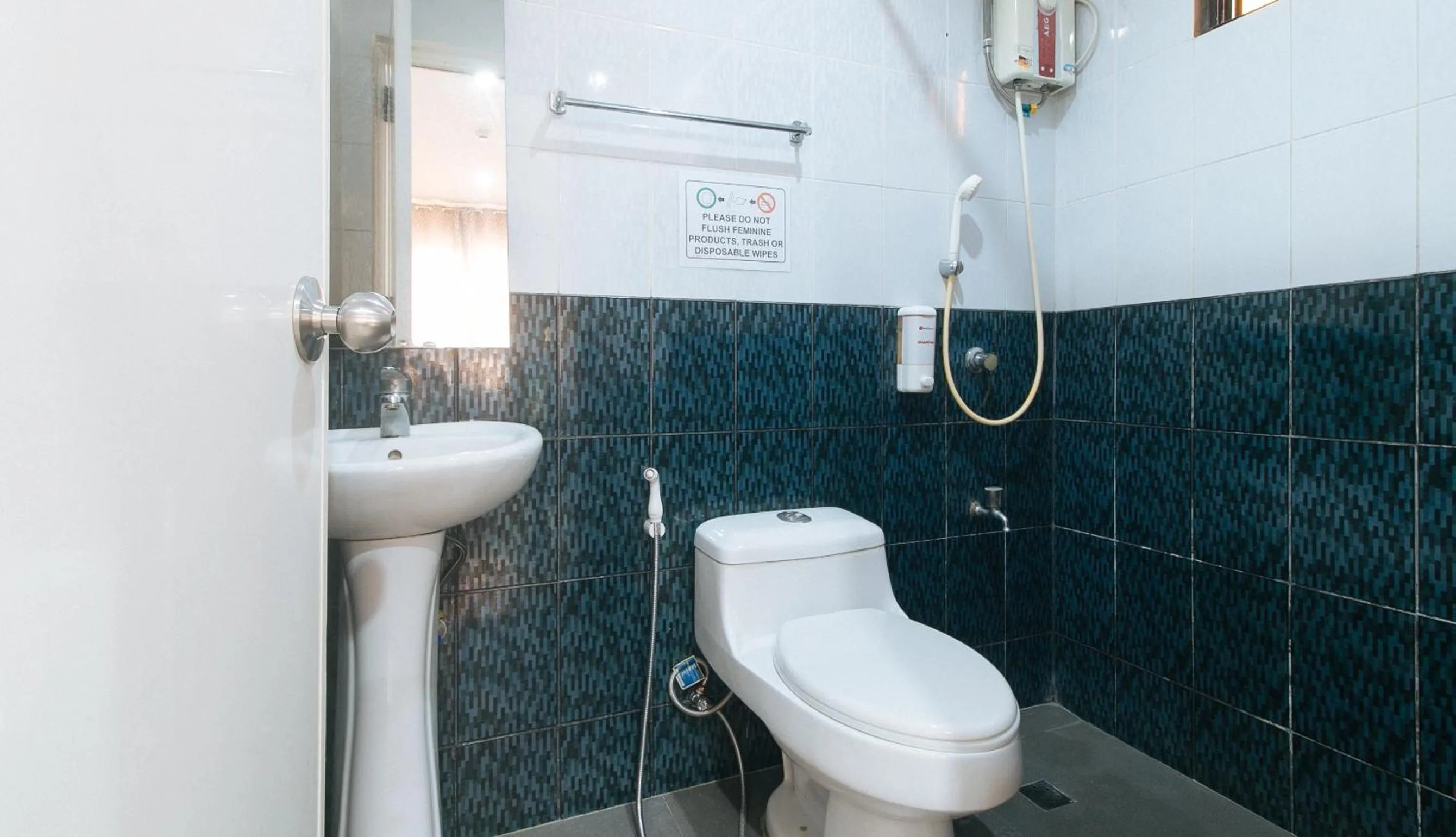 Shower in 153 Silverio Suites Paranaque City