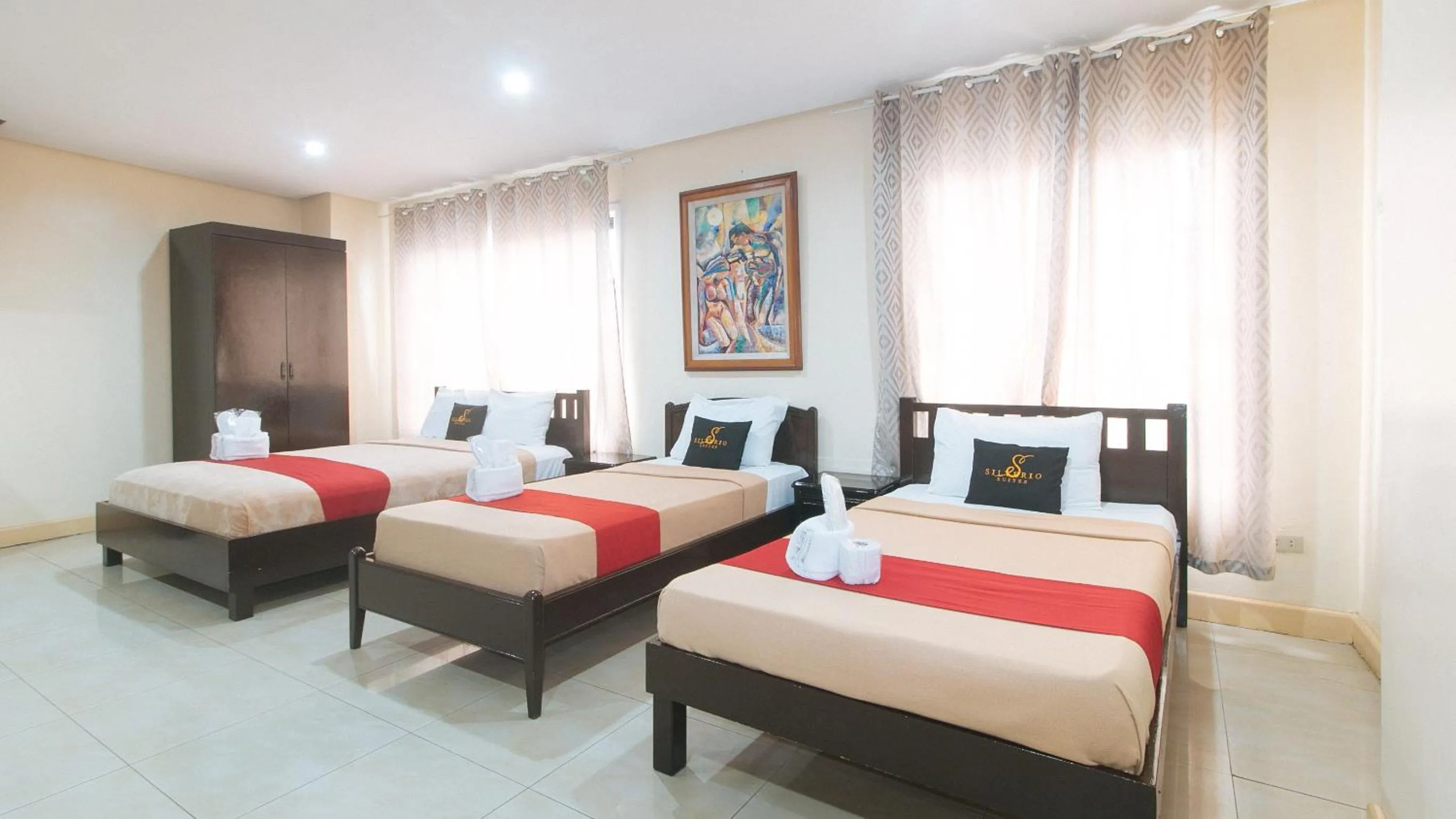 Photo of the whole room, Bed in 153 Silverio Suites Paranaque City