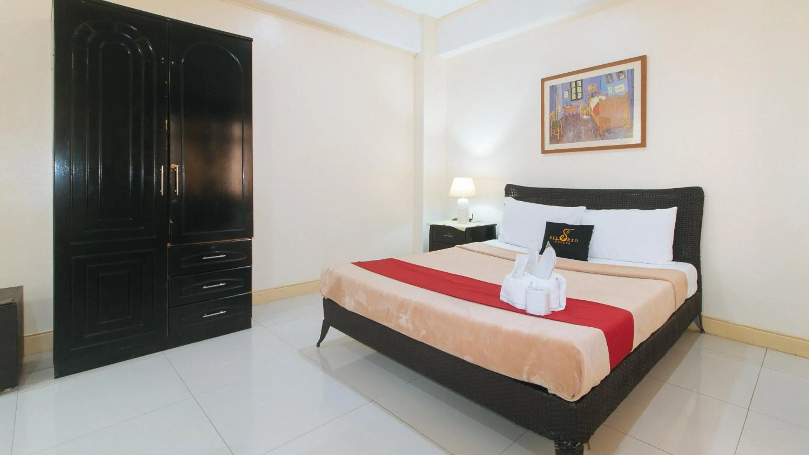 Bed in 153 Silverio Suites Paranaque City