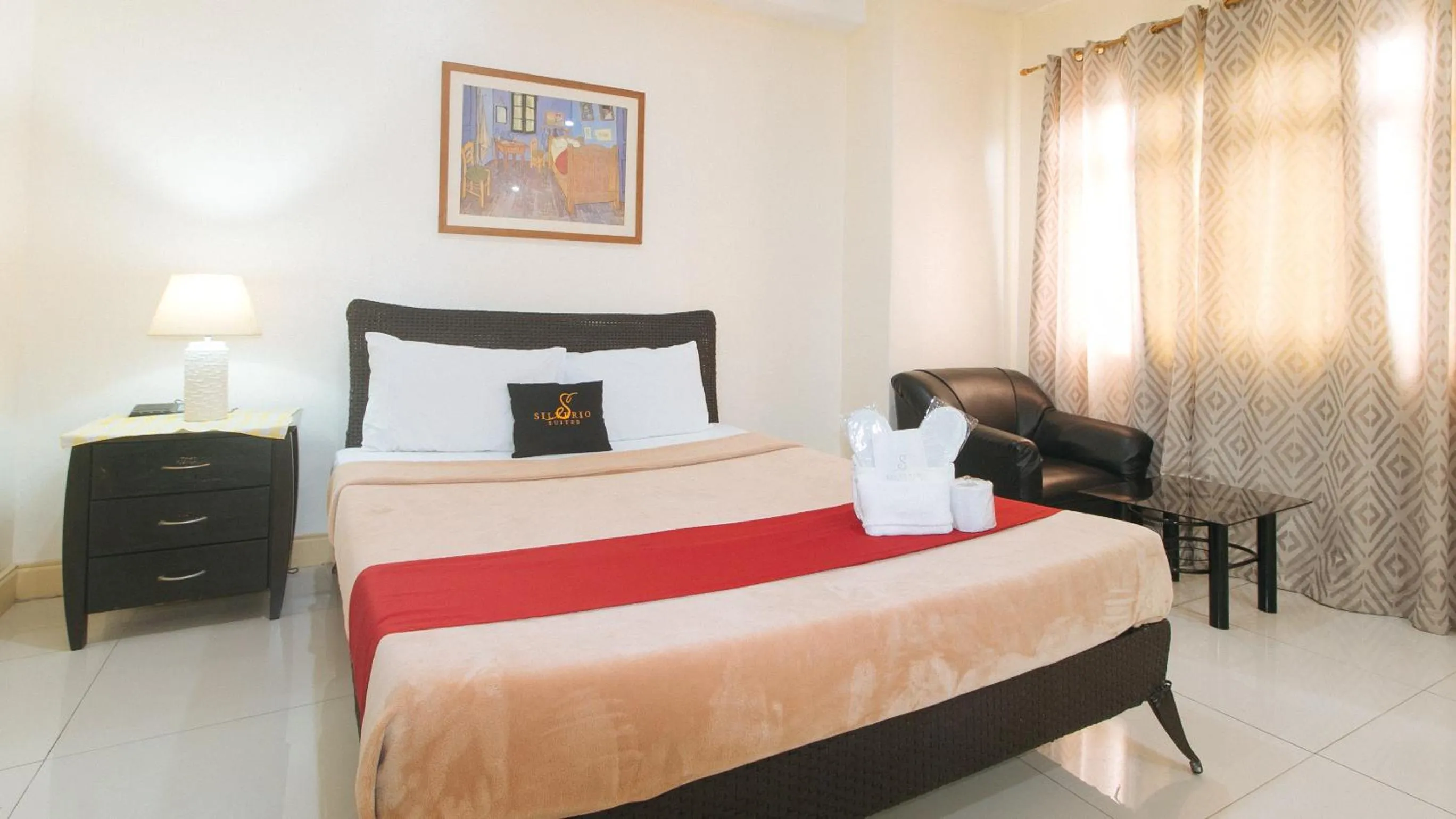 Bed in 153 Silverio Suites Paranaque City