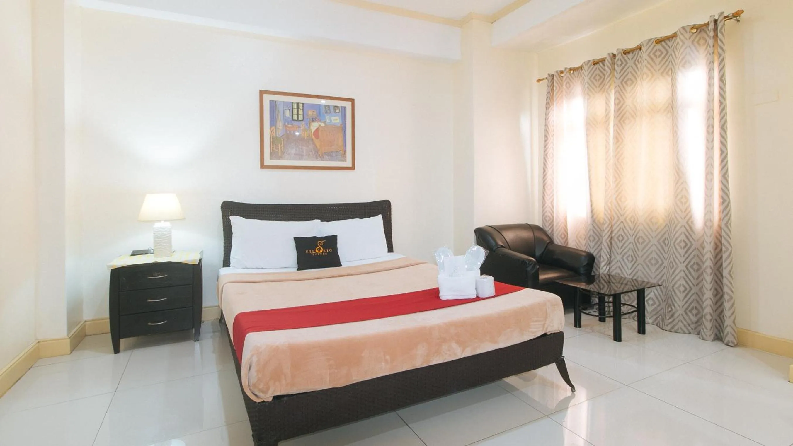 Bed in 153 Silverio Suites Paranaque City