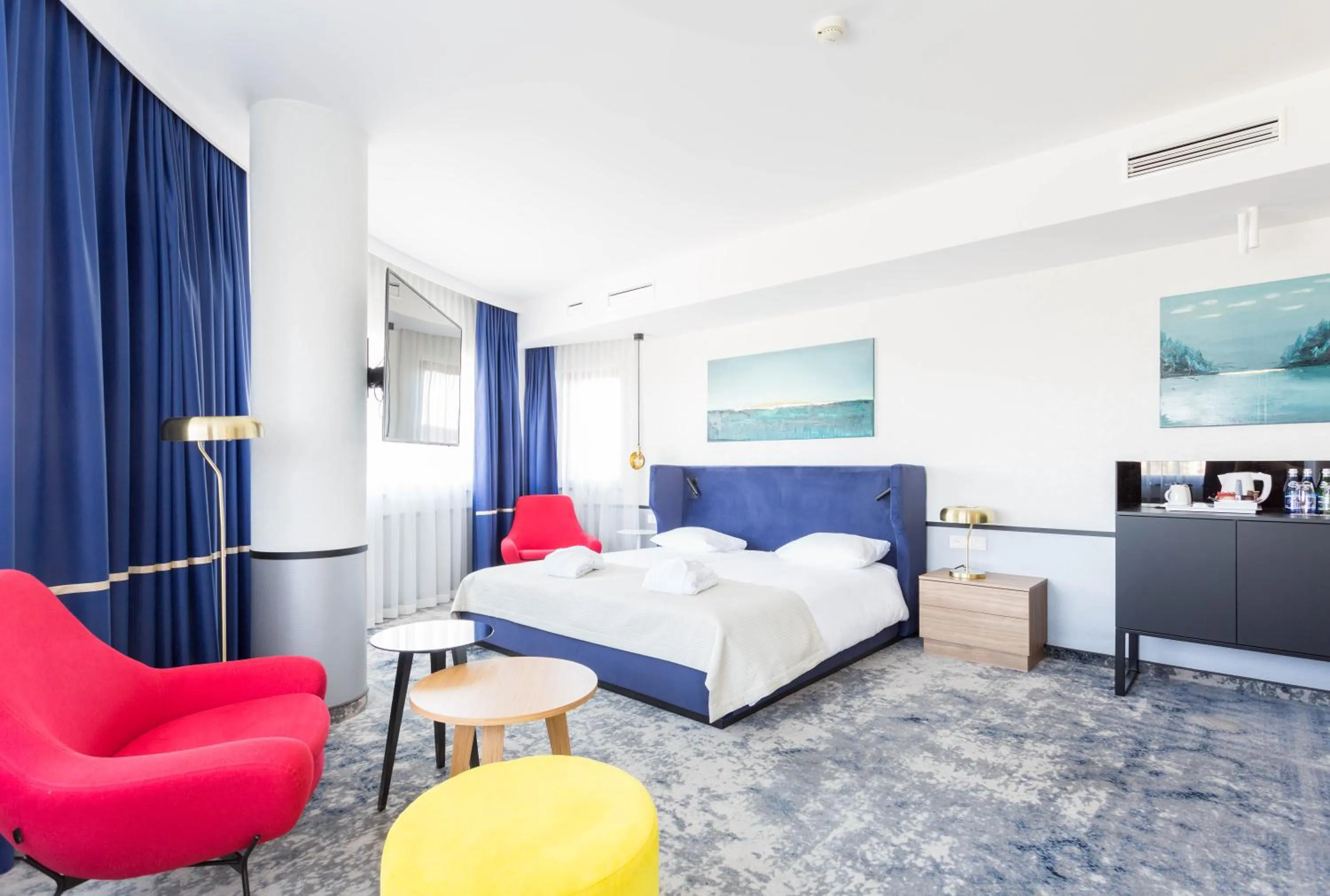 Bed in Qubus Hotel Kraków