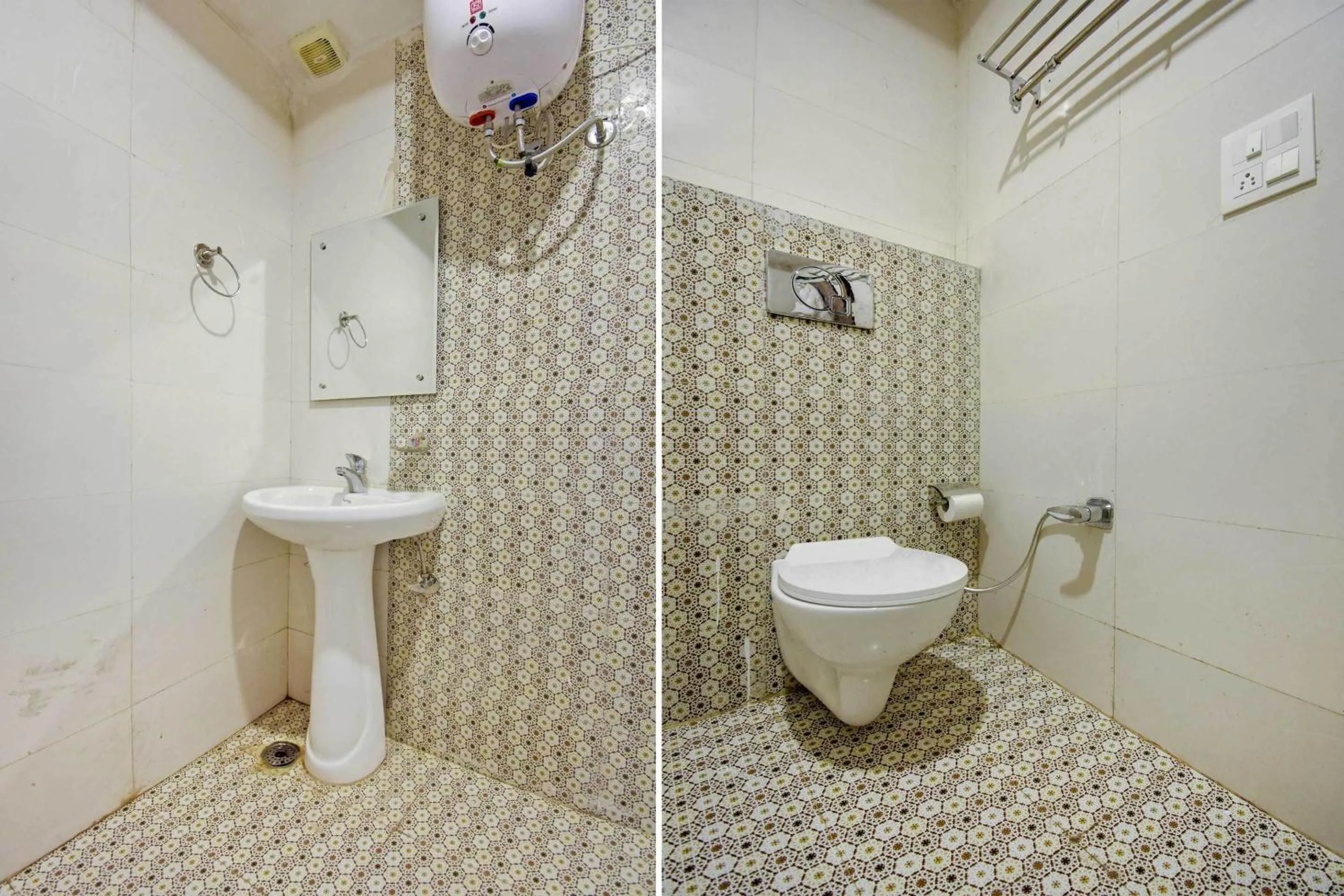 Bathroom in Hotel O Food Plaza