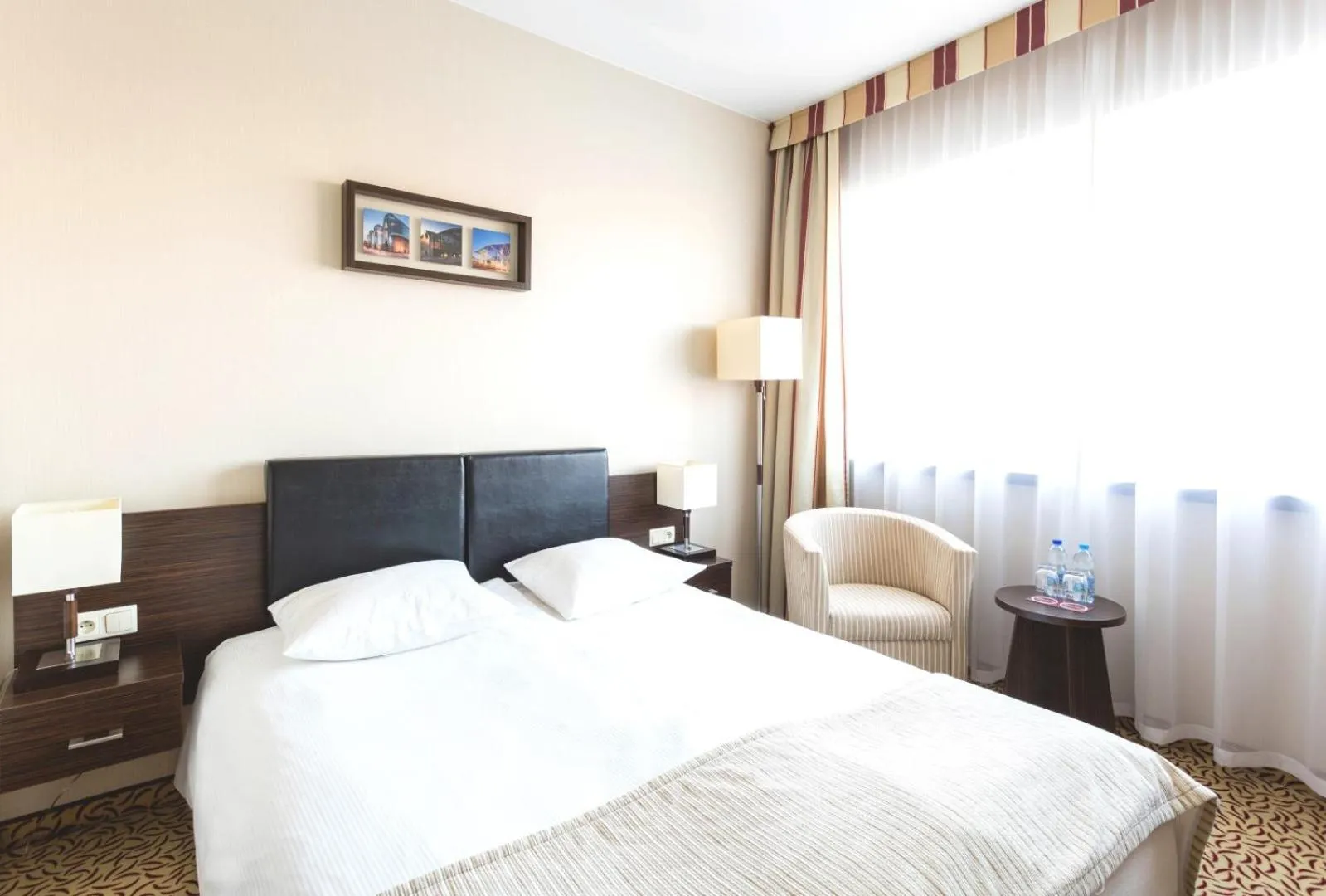 Bed in Qubus Hotel Łódź