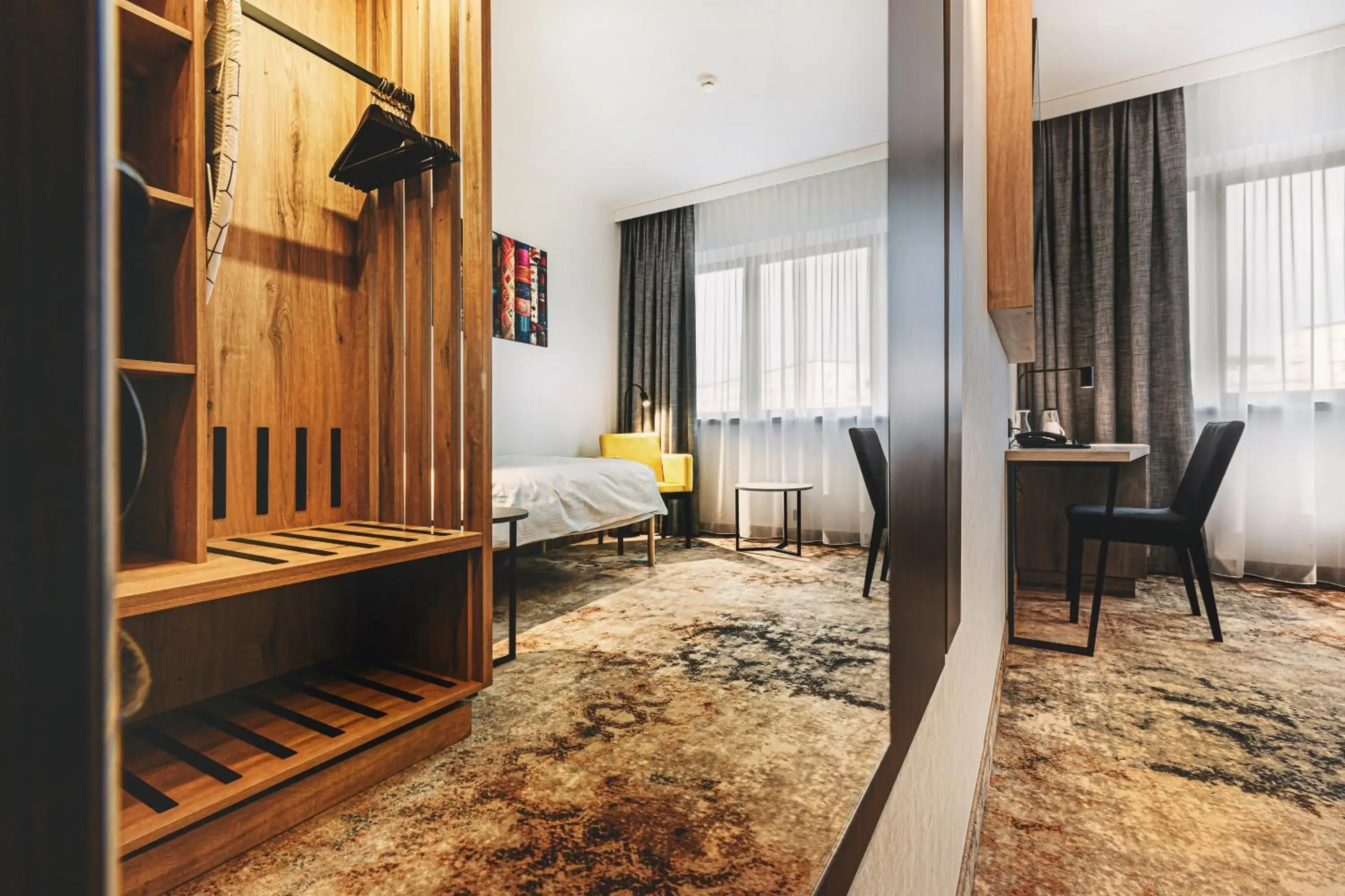 Bed in Qubus Hotel Łódź Bed in Qubus Hotel Łódź