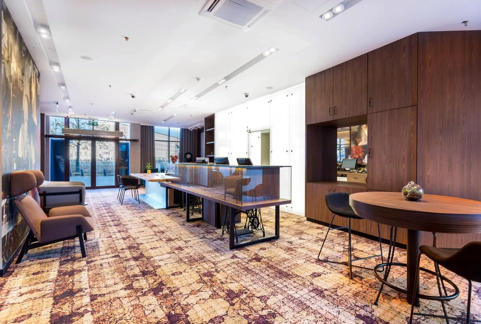 Lobby or reception in Qubus Hotel Łódź