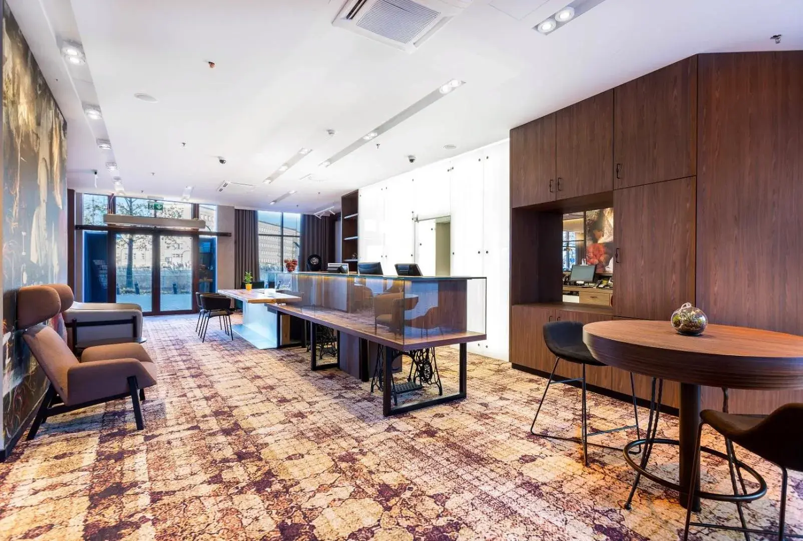 Lobby or reception in Qubus Hotel Łódź Lobby or reception in Qubus Hotel Łódź