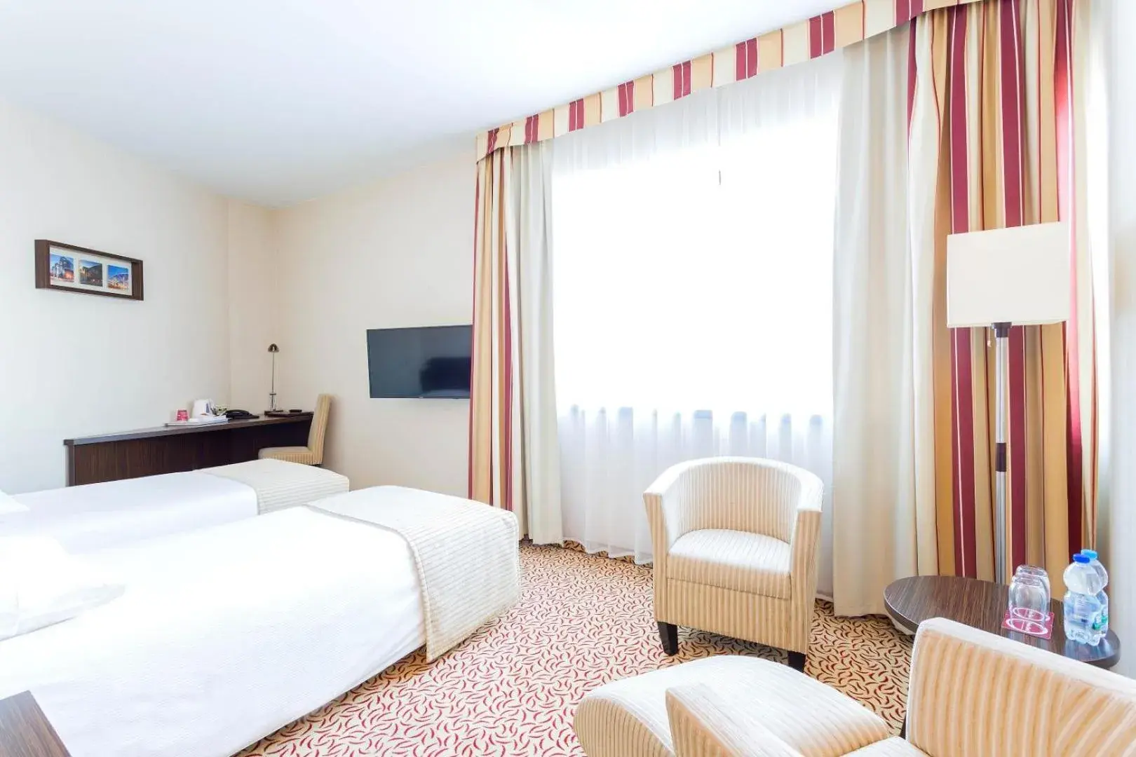 Bed in Qubus Hotel Łódź Bed in Qubus Hotel Łódź