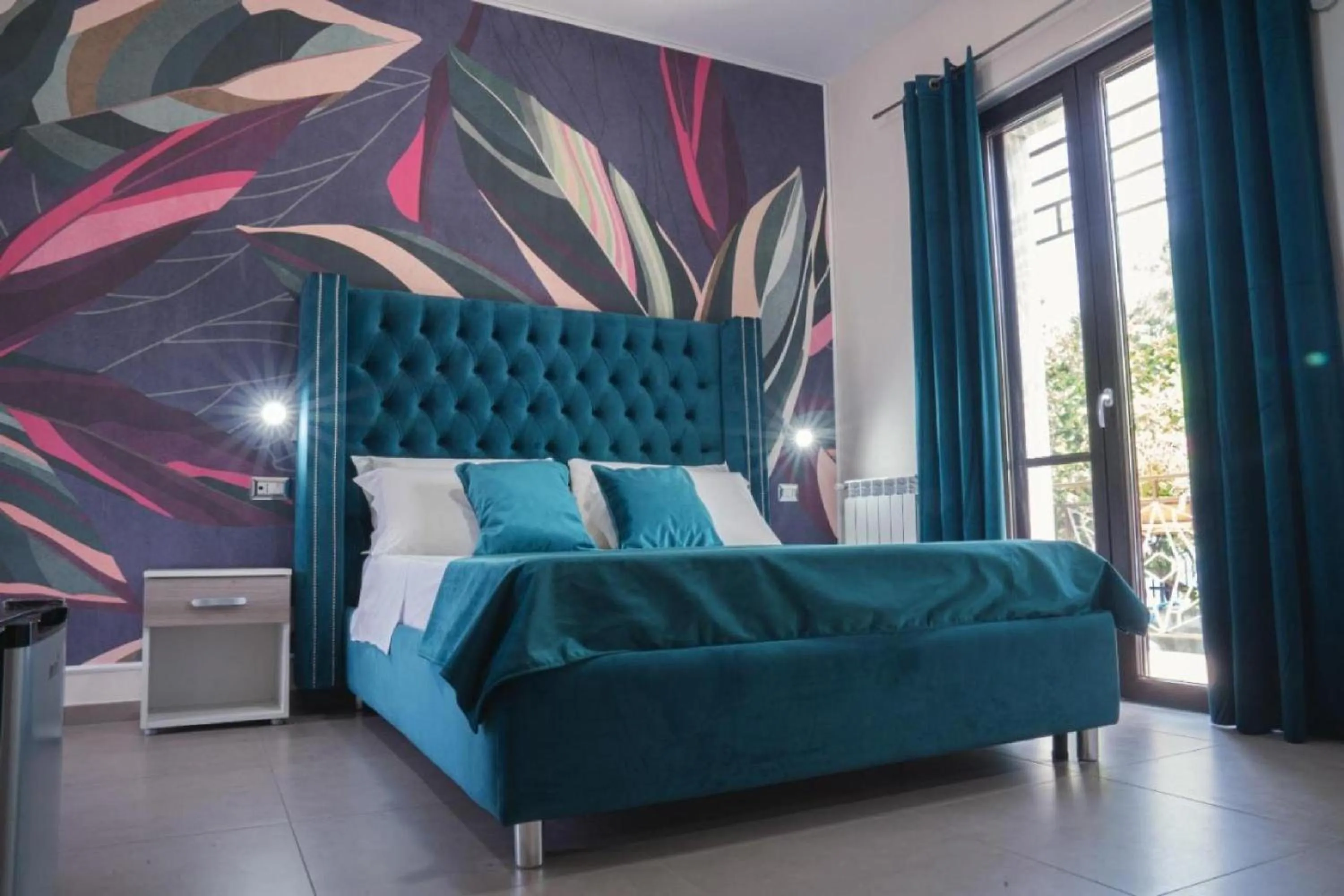 Bedroom, Bed in Villa Porpora