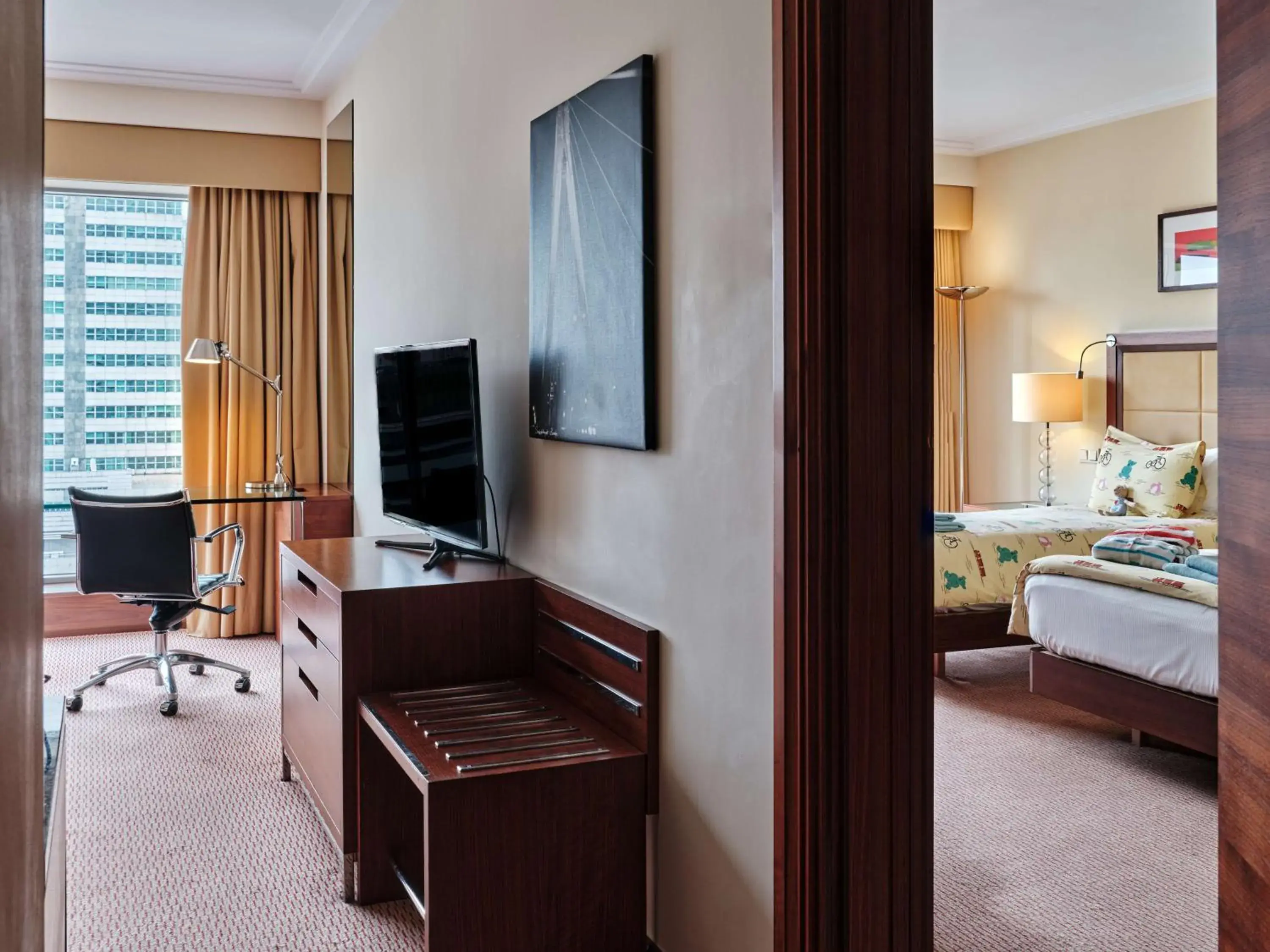 Bed in Hilton Warsaw City Hotel Bed in Hilton Warsaw City Hotel