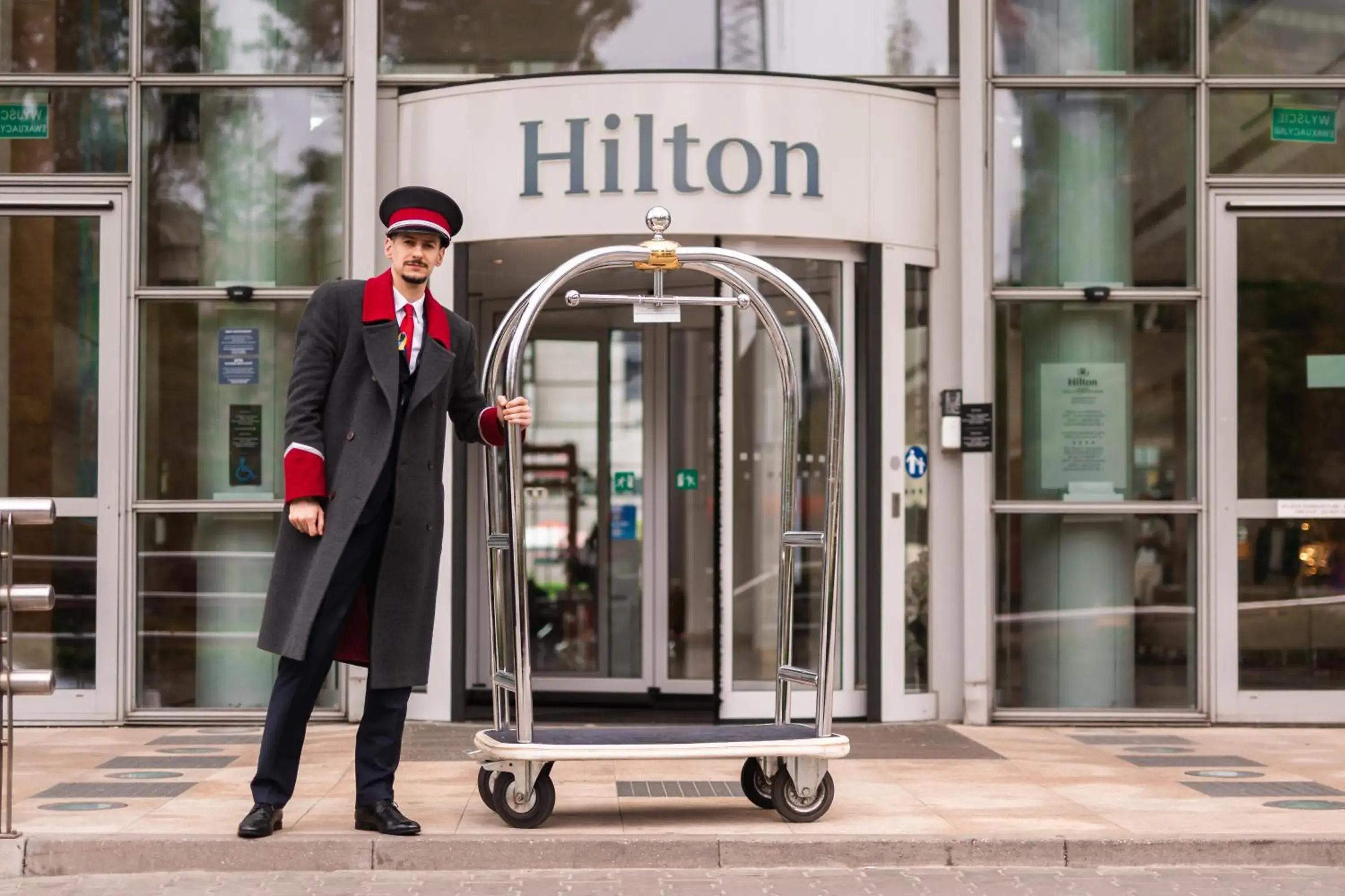 Property building in Hilton Warsaw City Hotel Property building in Hilton Warsaw City Hotel