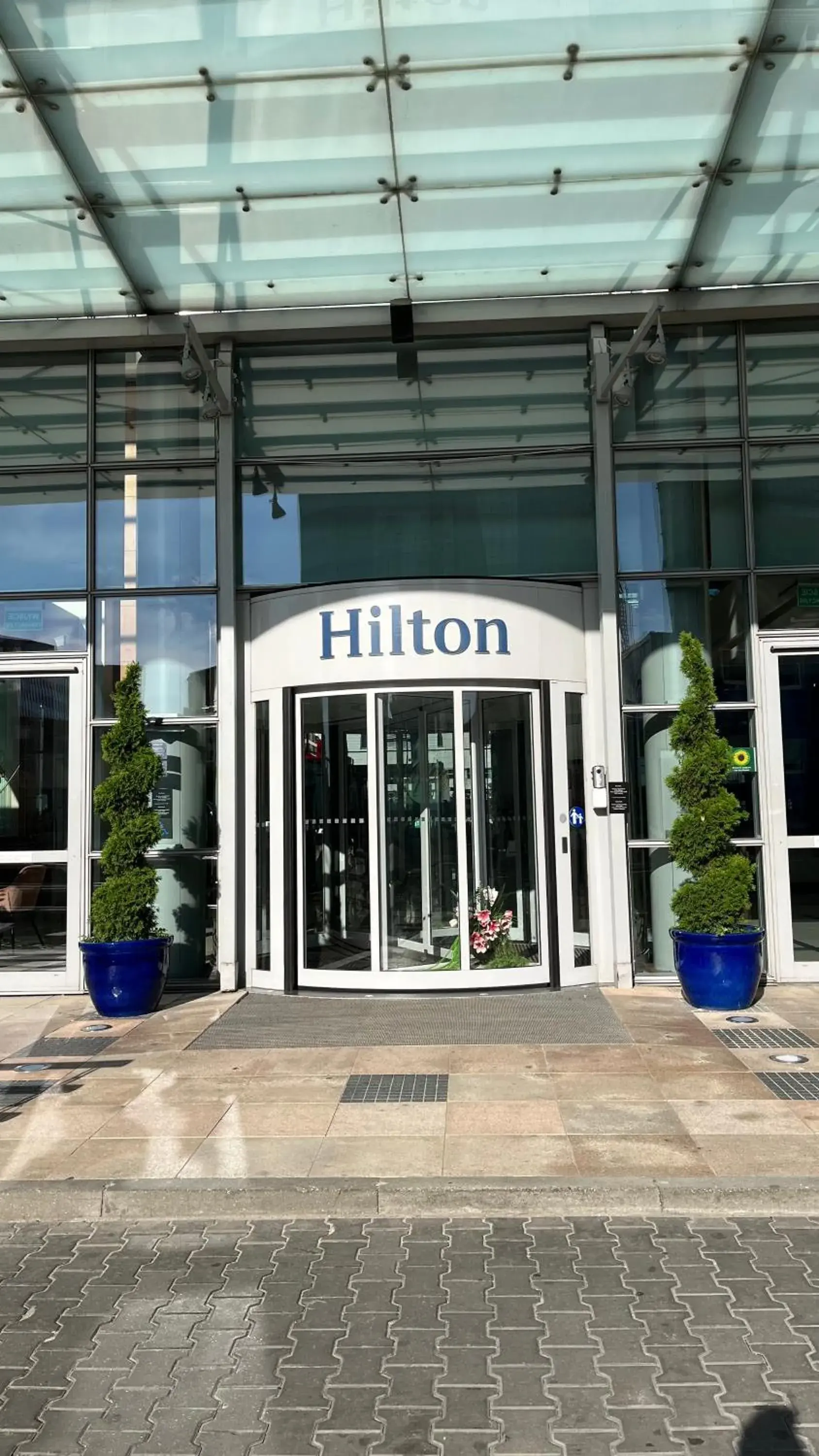 Property building in Hilton Warsaw City Hotel Property building in Hilton Warsaw City Hotel