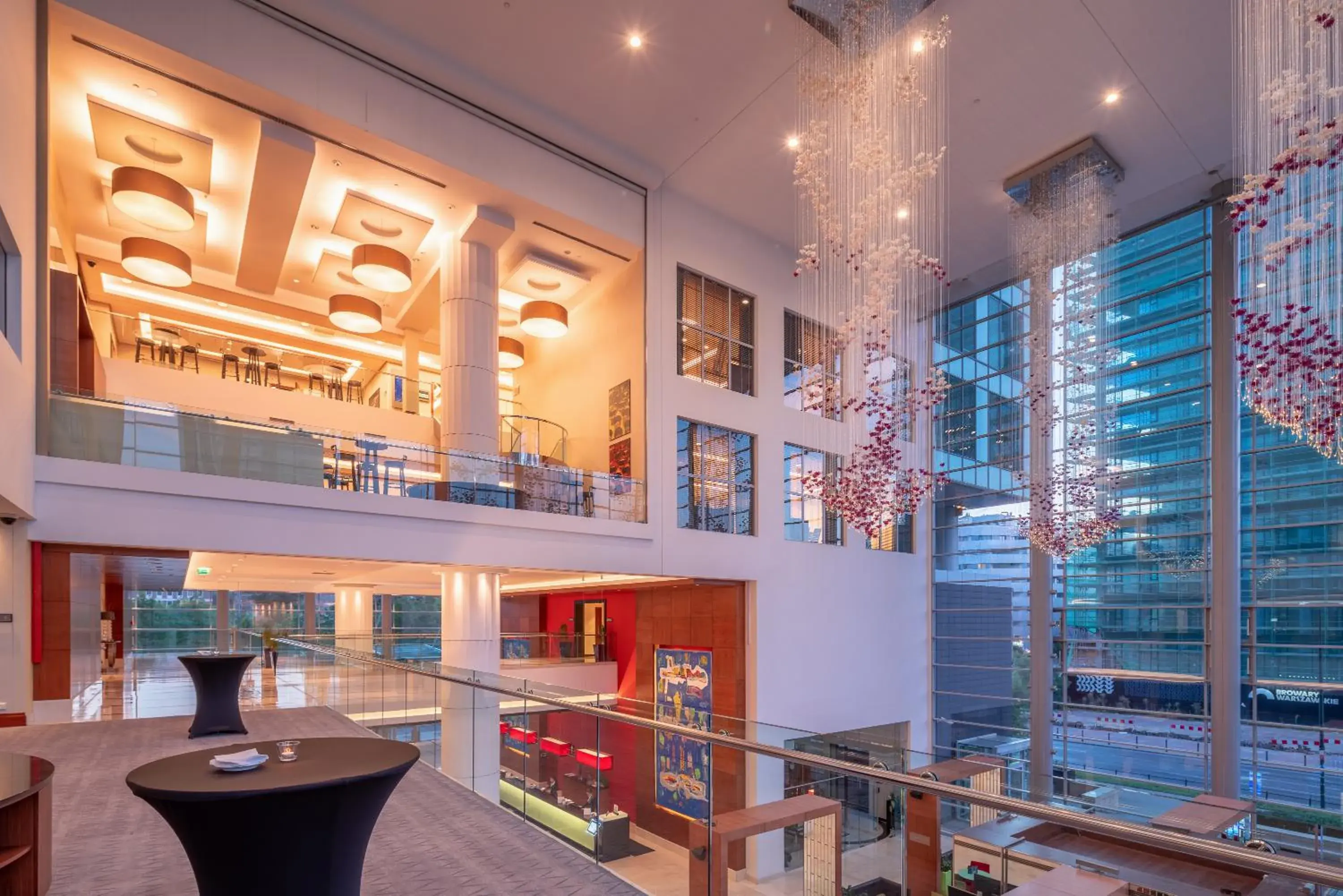 Lobby or reception in Hilton Warsaw City Hotel Lobby or reception in Hilton Warsaw City Hotel