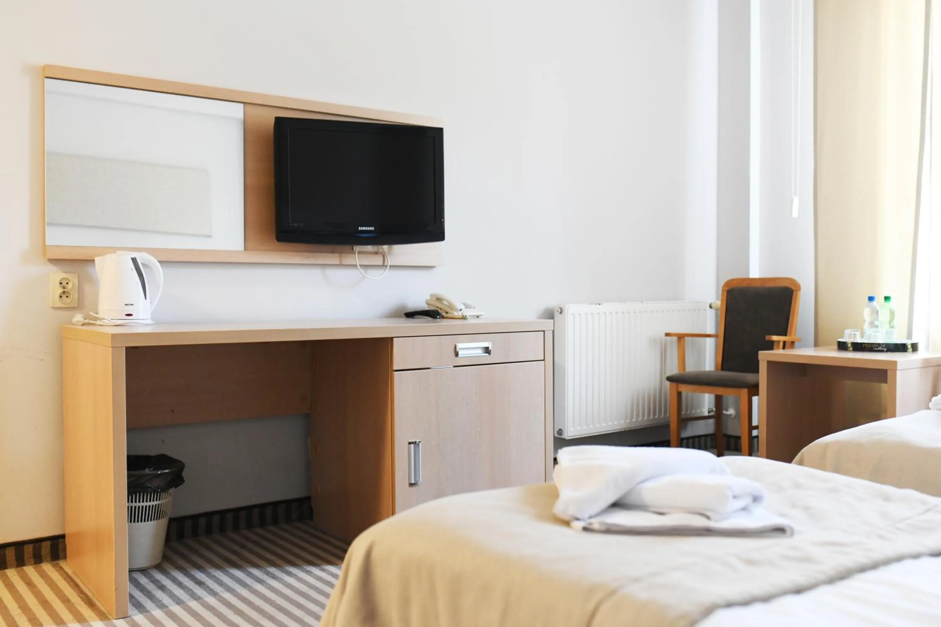 Shower, Bed in Geovita Dźwirzyno