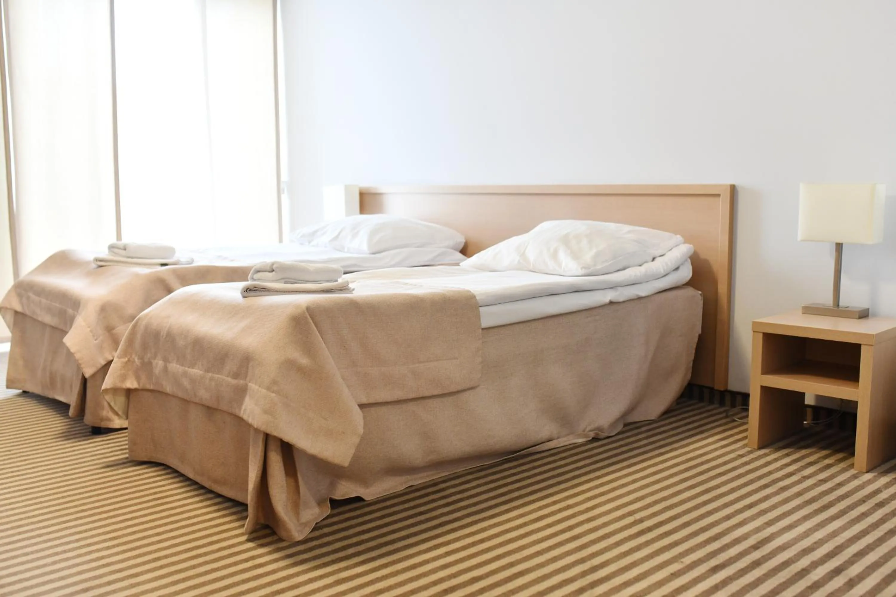 Shower, Bed in Geovita Dźwirzyno