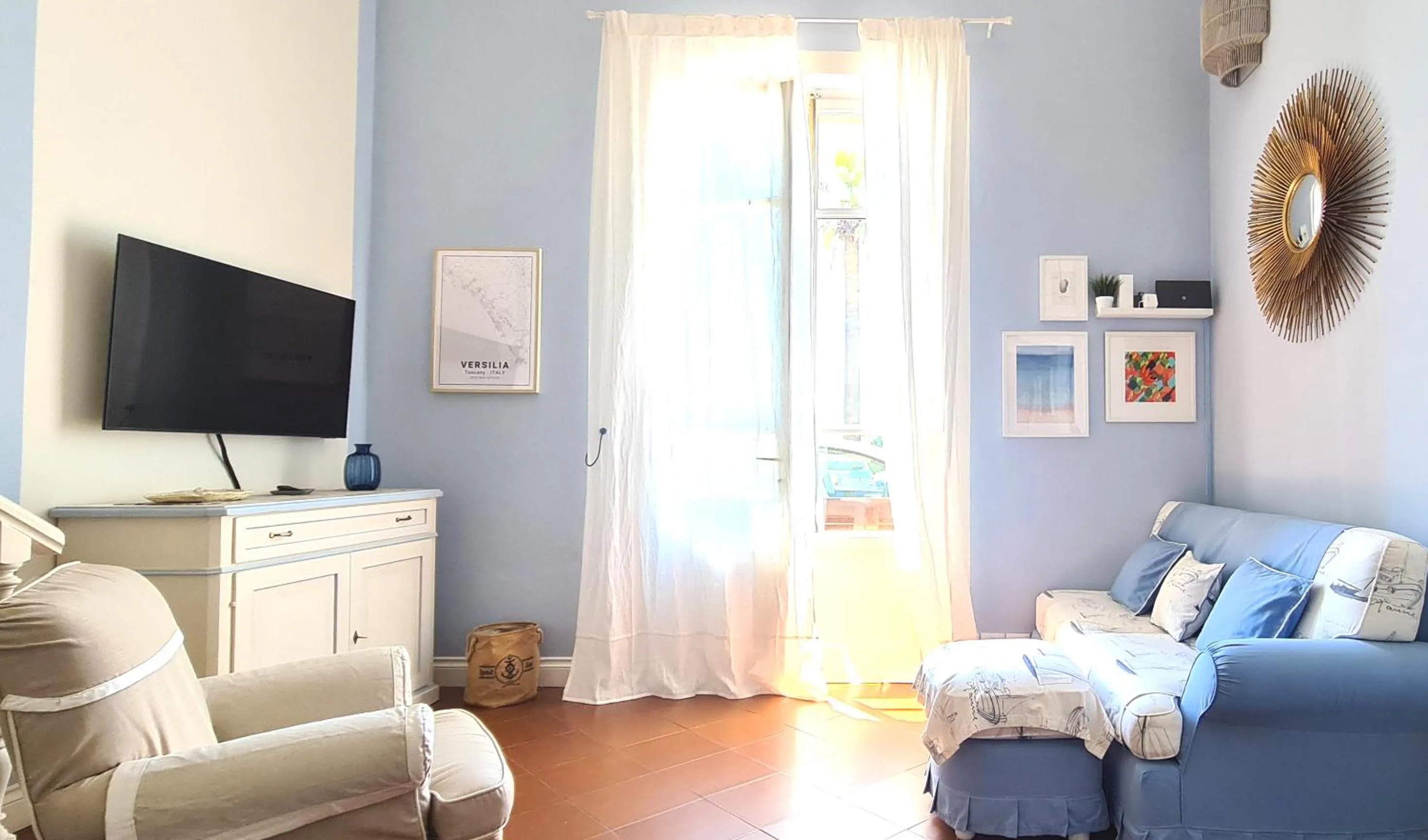 Living room in Suite Carducci Viareggio