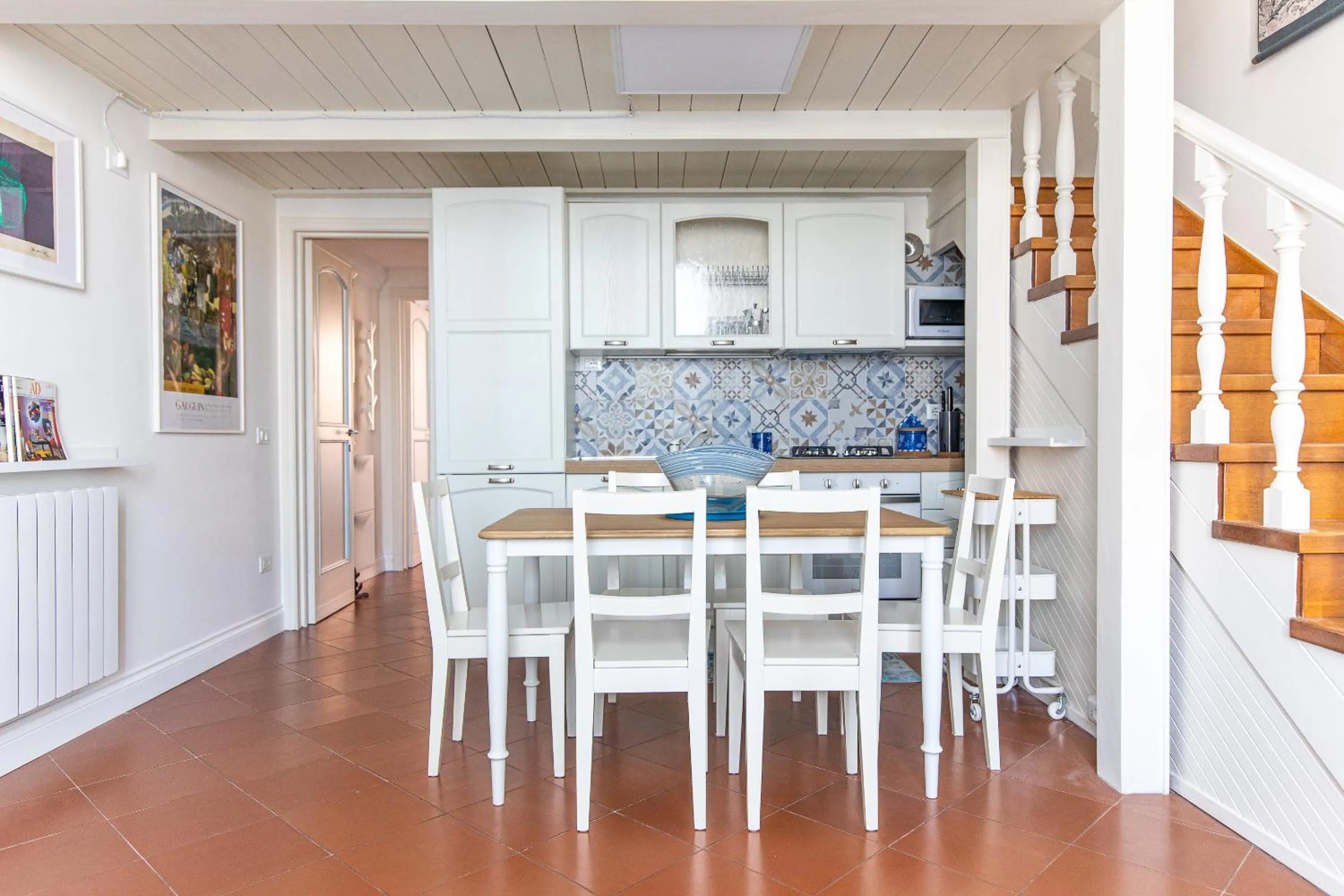 Dining area in Suite Carducci Viareggio