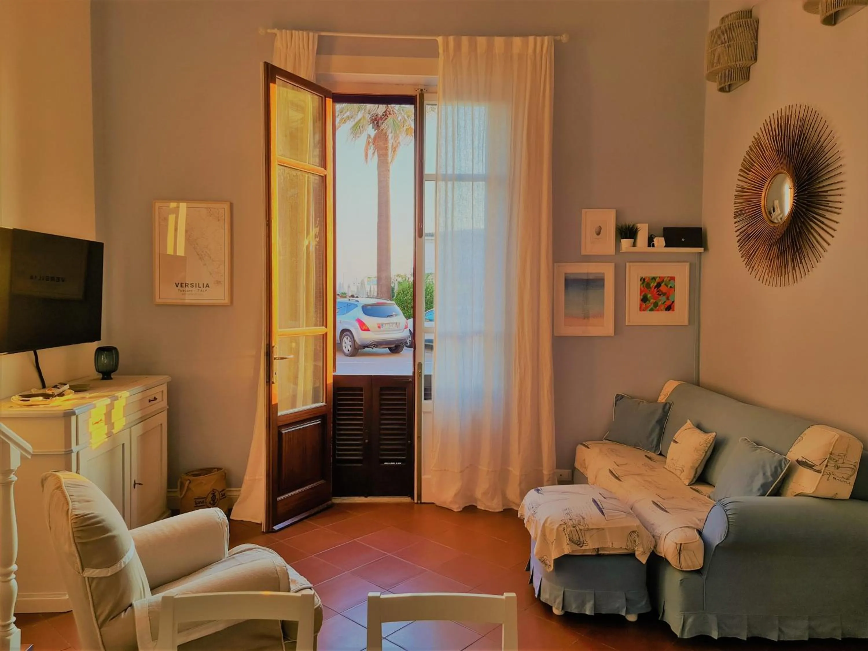 Living room in Suite Carducci Viareggio
