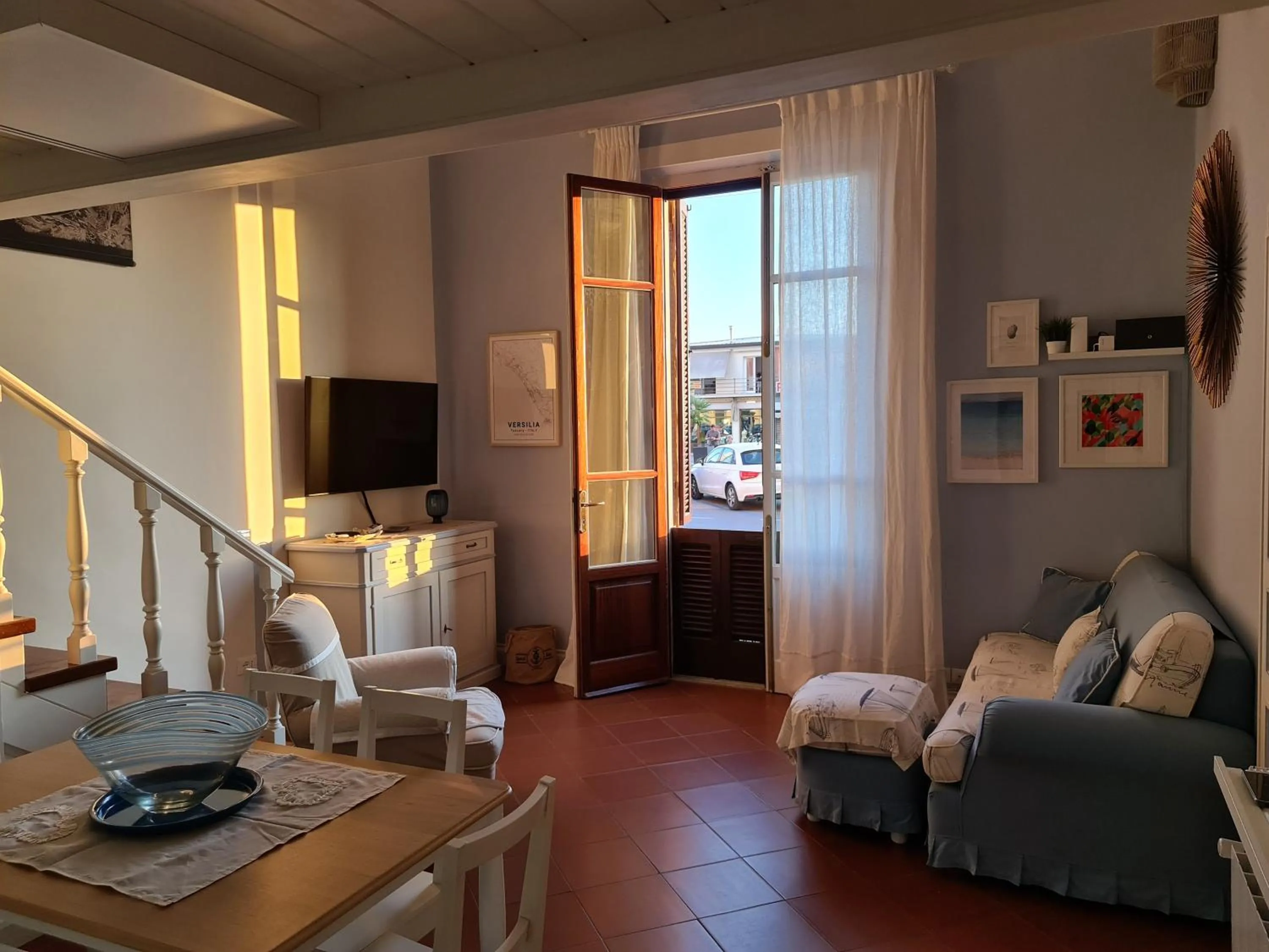 Living room in Suite Carducci Viareggio