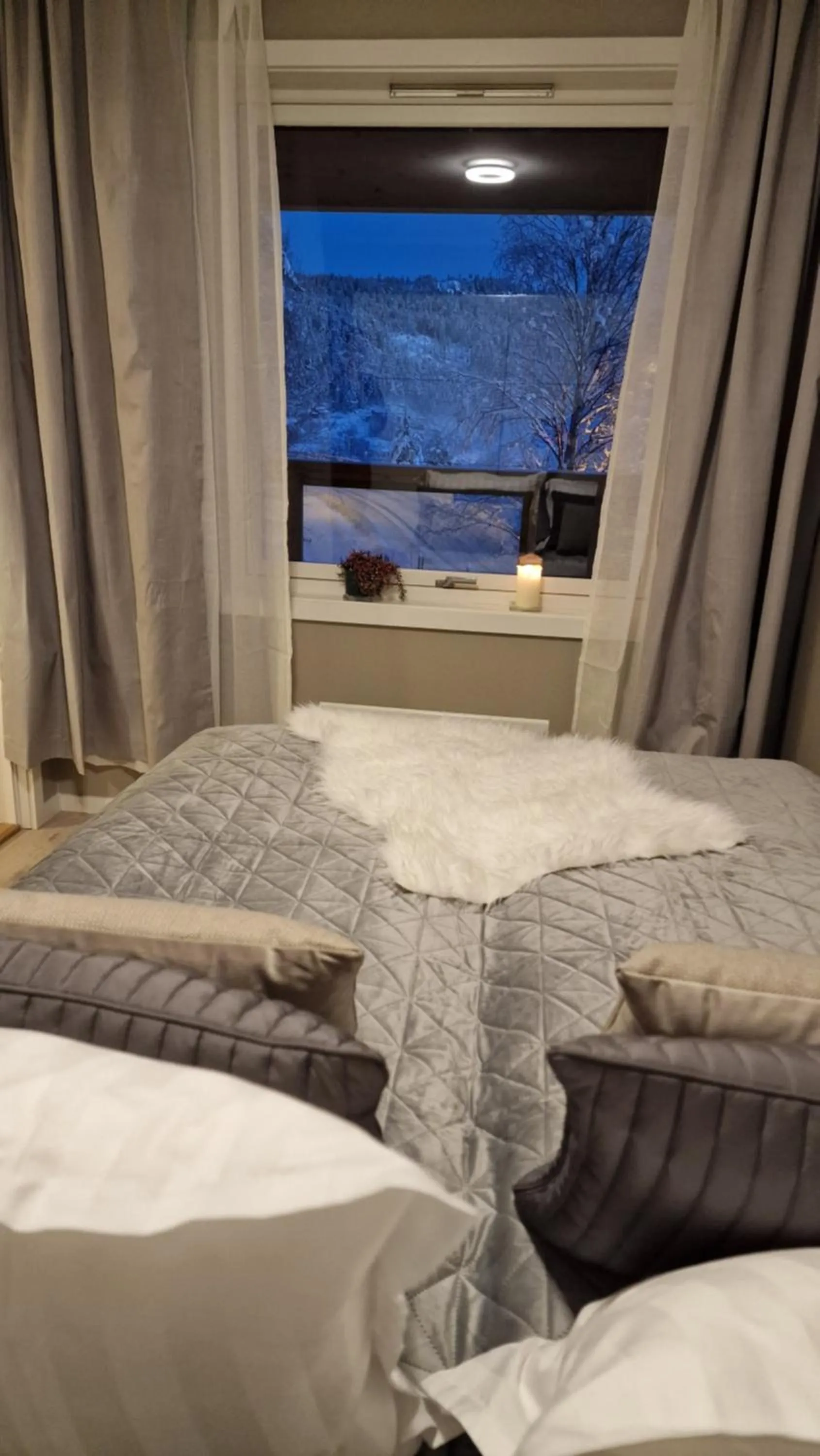 Bed in Haugetuft Apartments