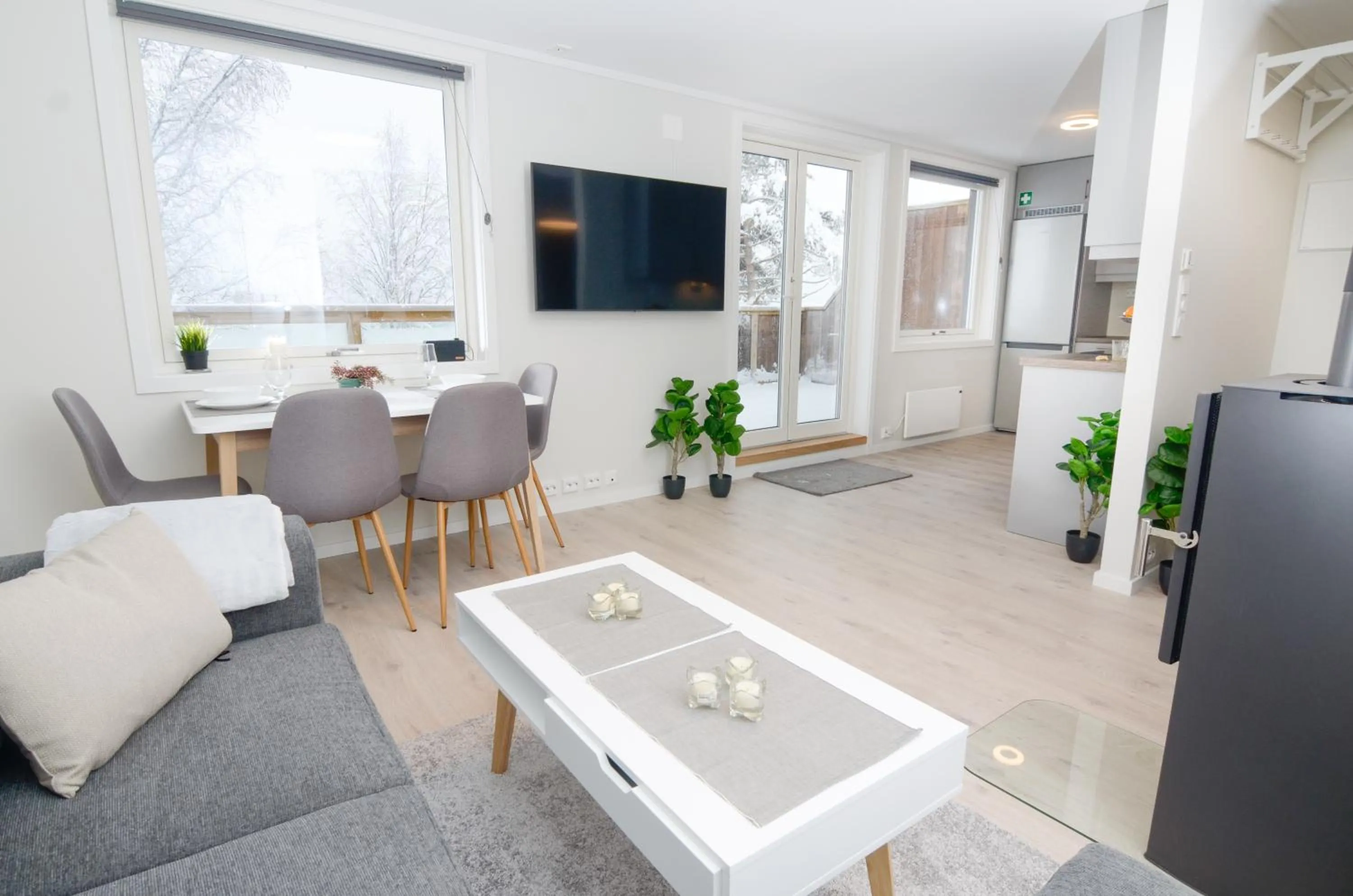 TV and multimedia in Haugetuft Apartments