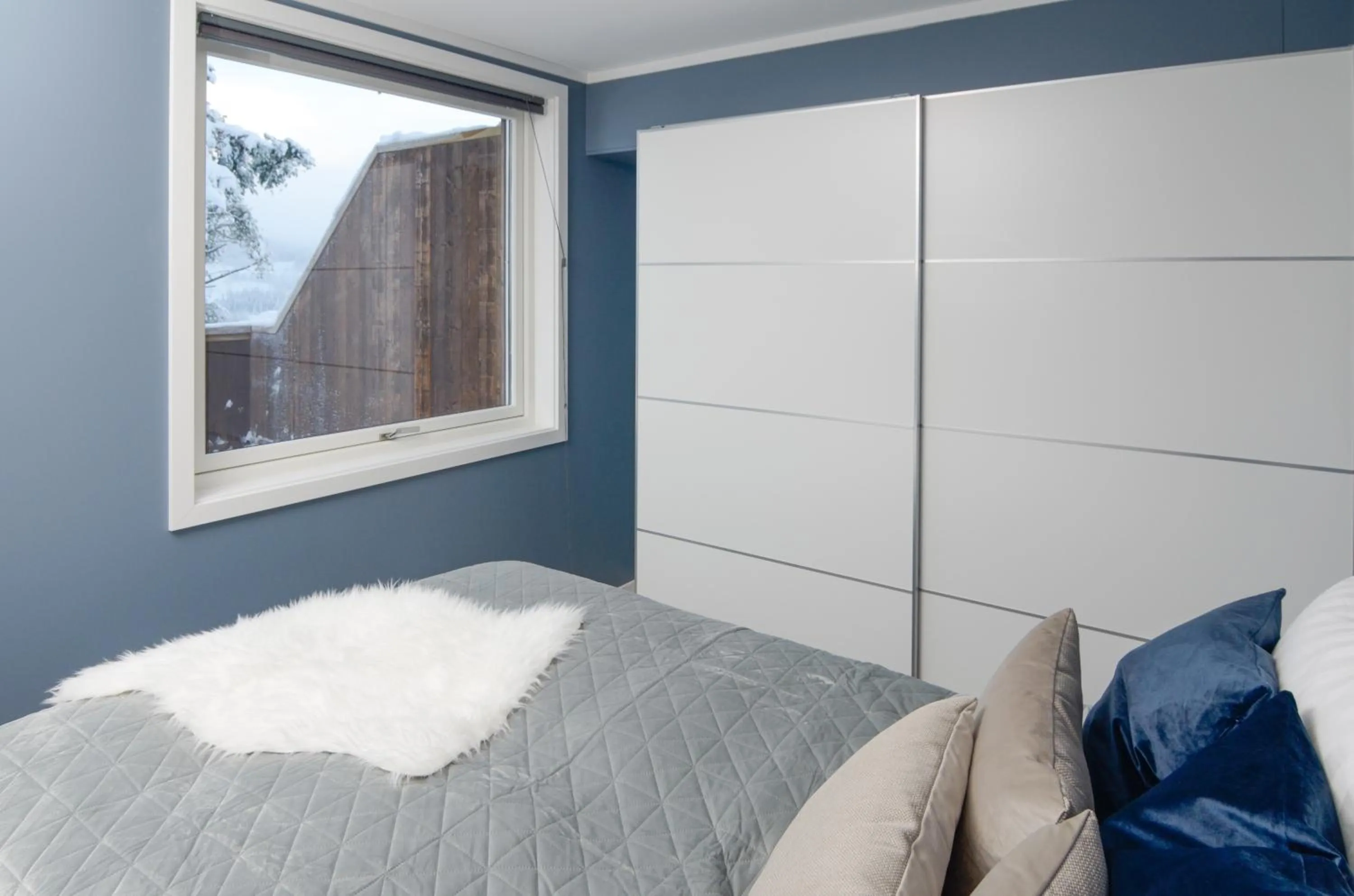 Bed in Haugetuft Apartments