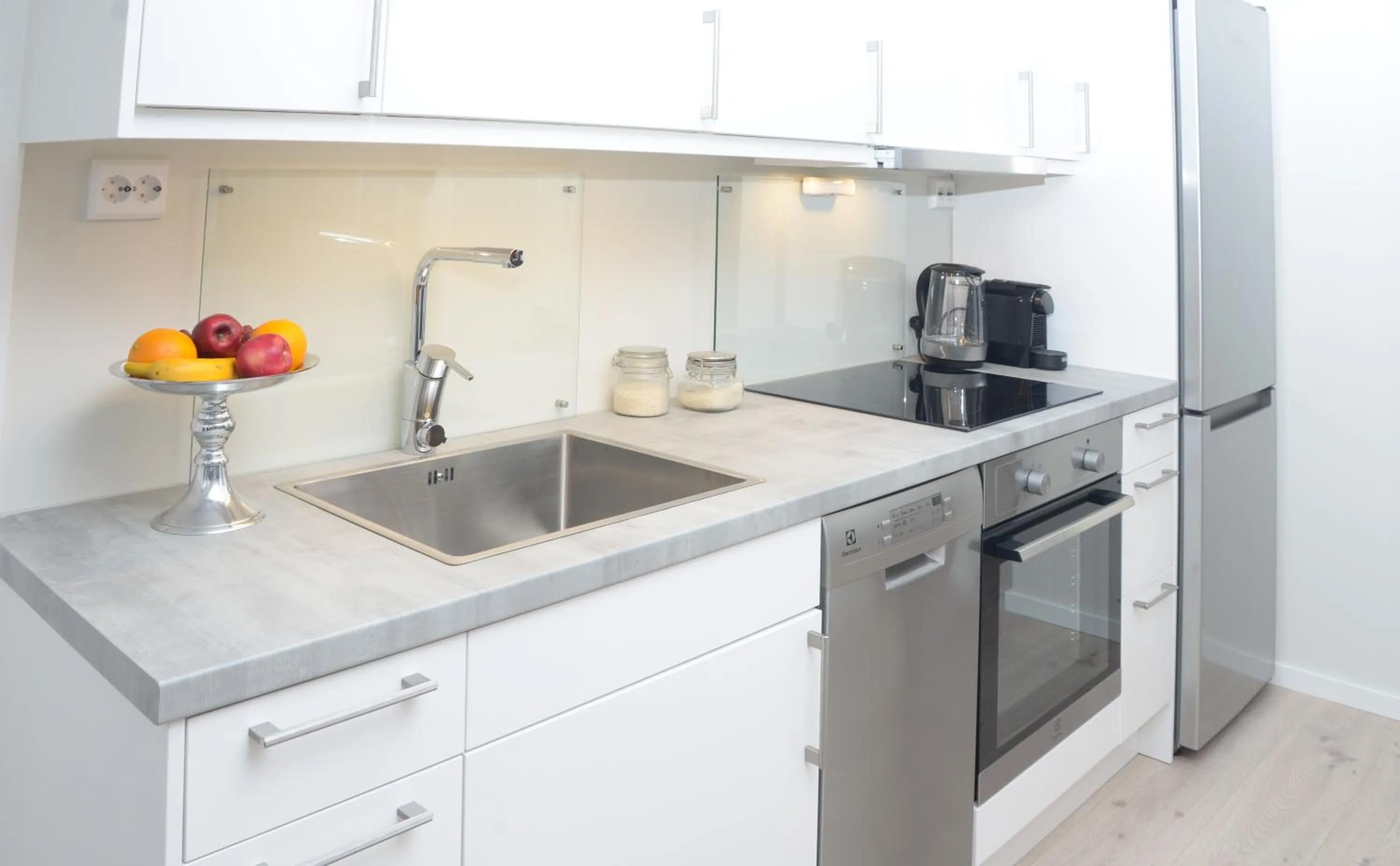 Kitchen or kitchenette in Haugetuft Apartments