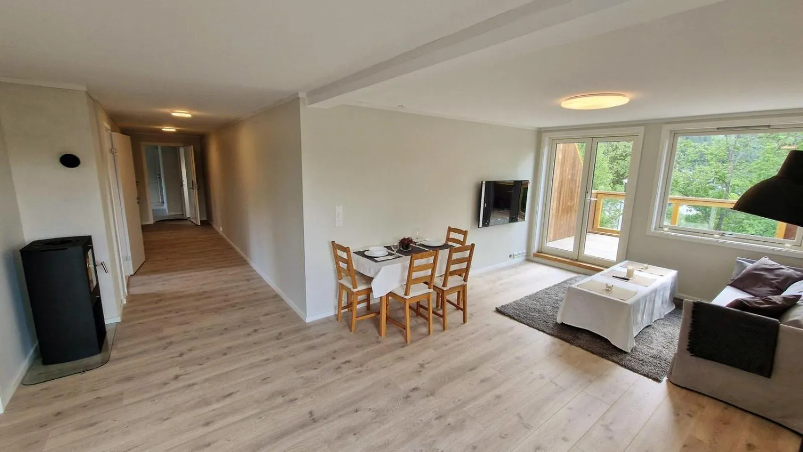 Living room in Haugetuft Apartments