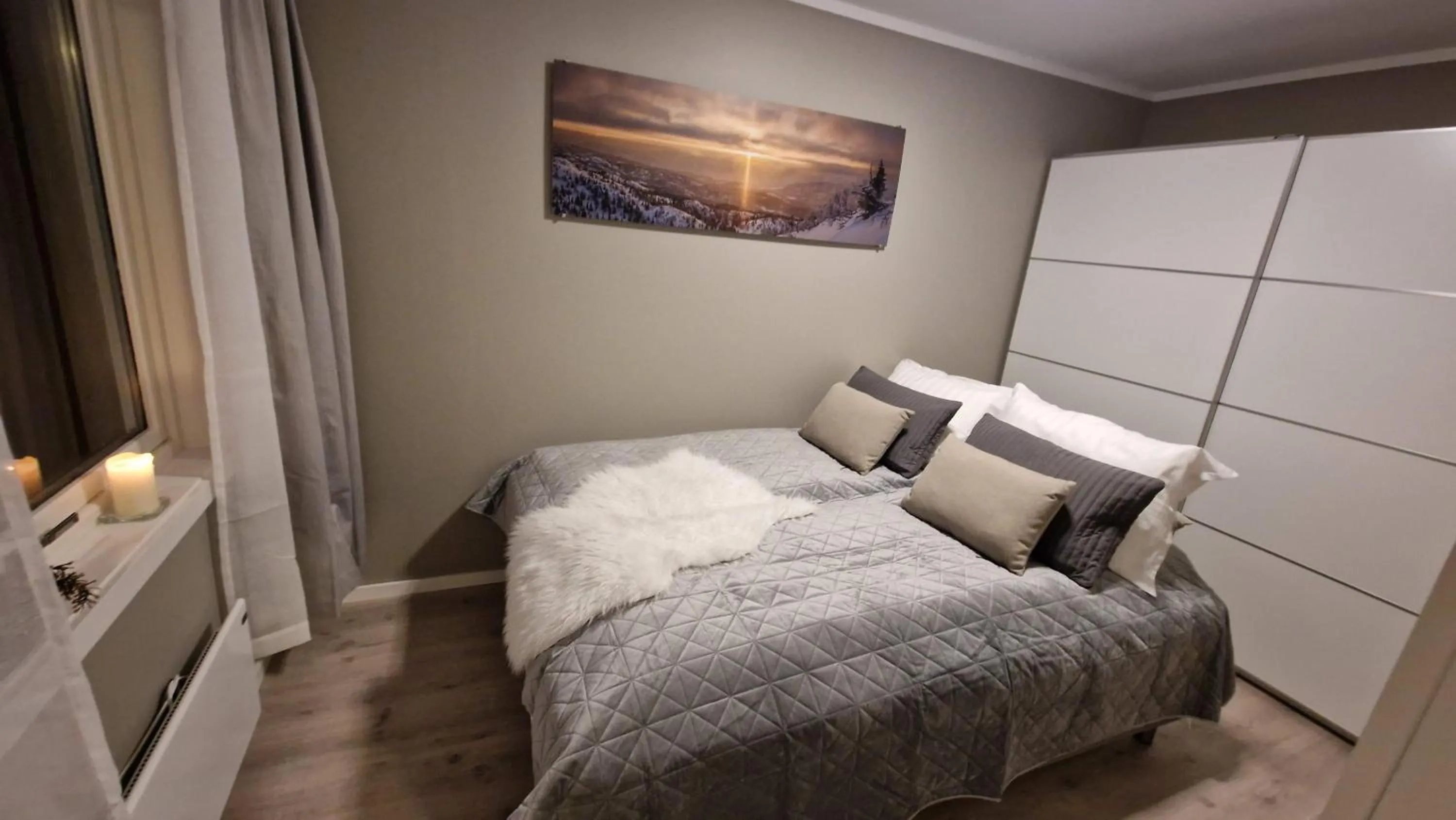 Bed in Haugetuft Apartments