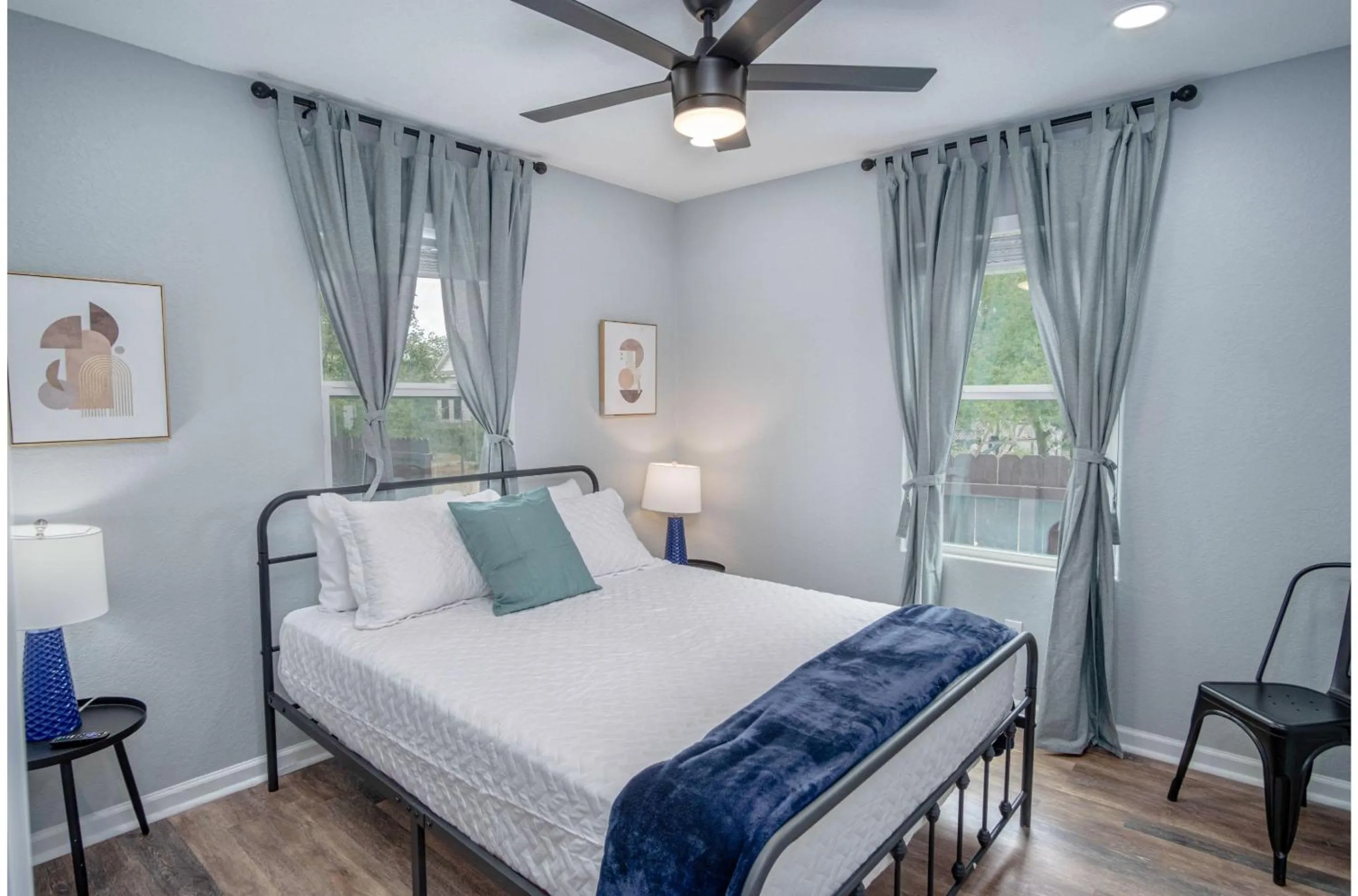 Bed in Captivating 4BR 2BA Home Near Awesome Downtown