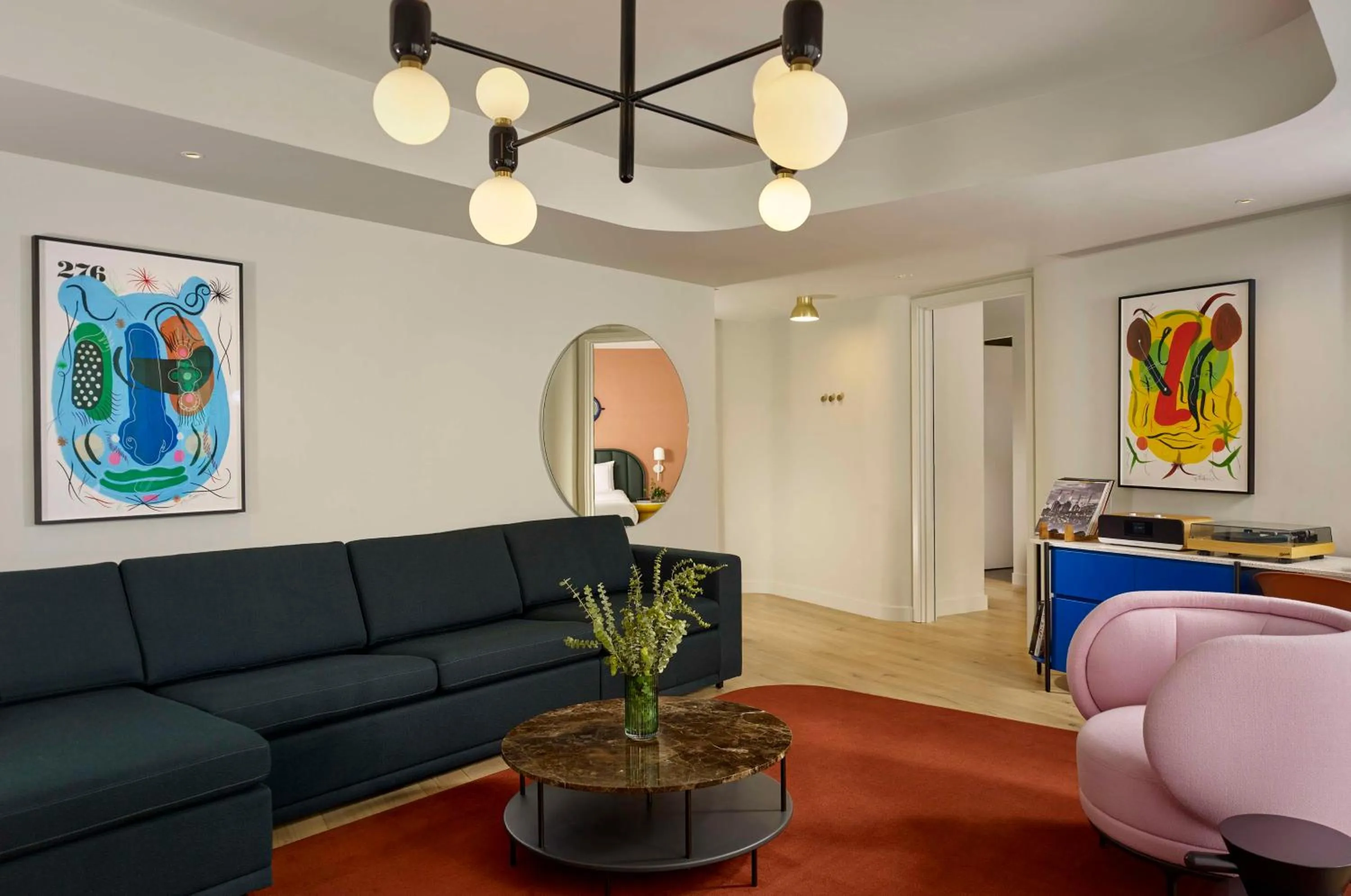 Photo of the whole room in art'otel London Battersea Power Station, Powered by Radisson Hotels