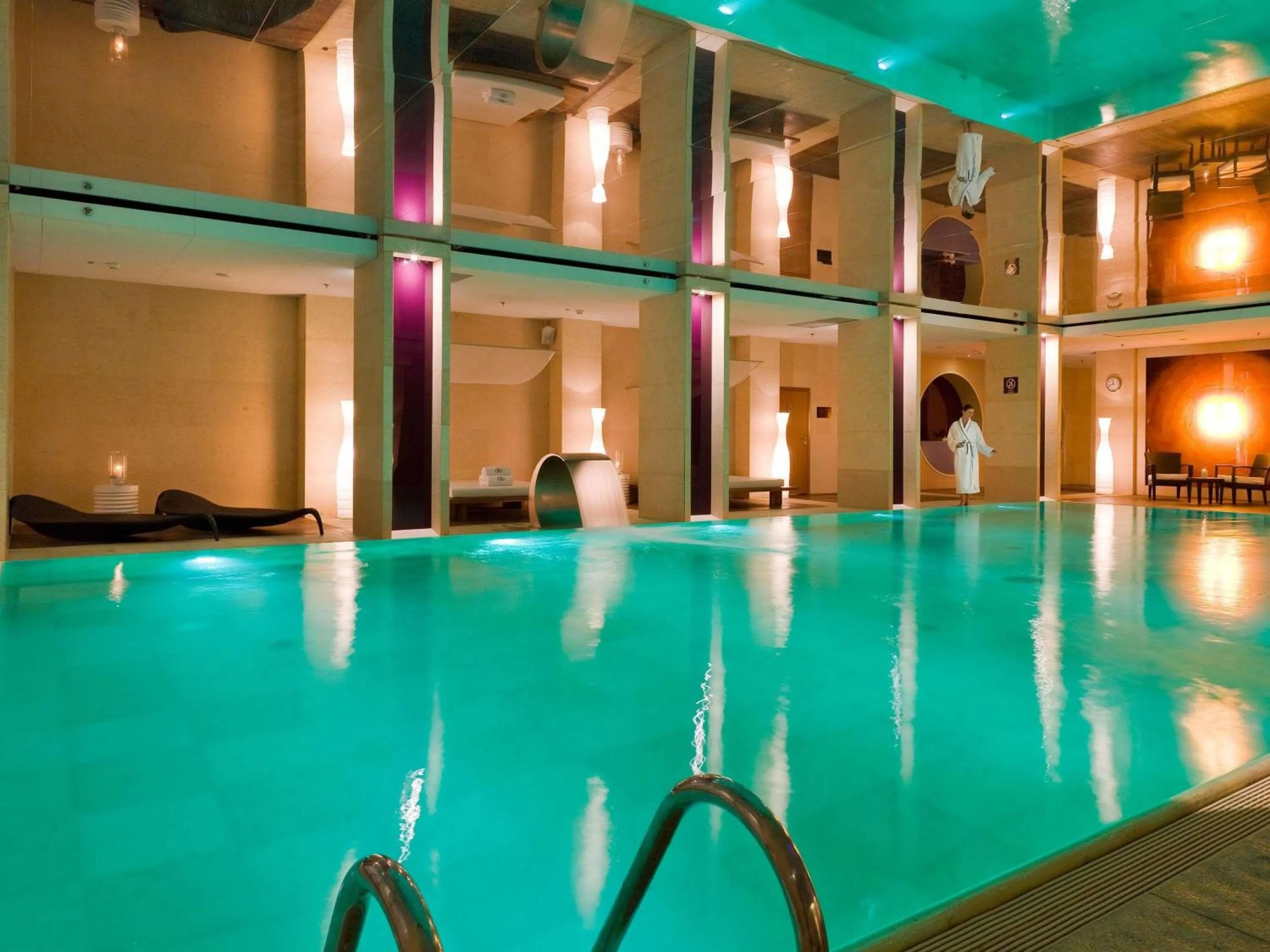 Pool view in Sofitel Warsaw Victoria