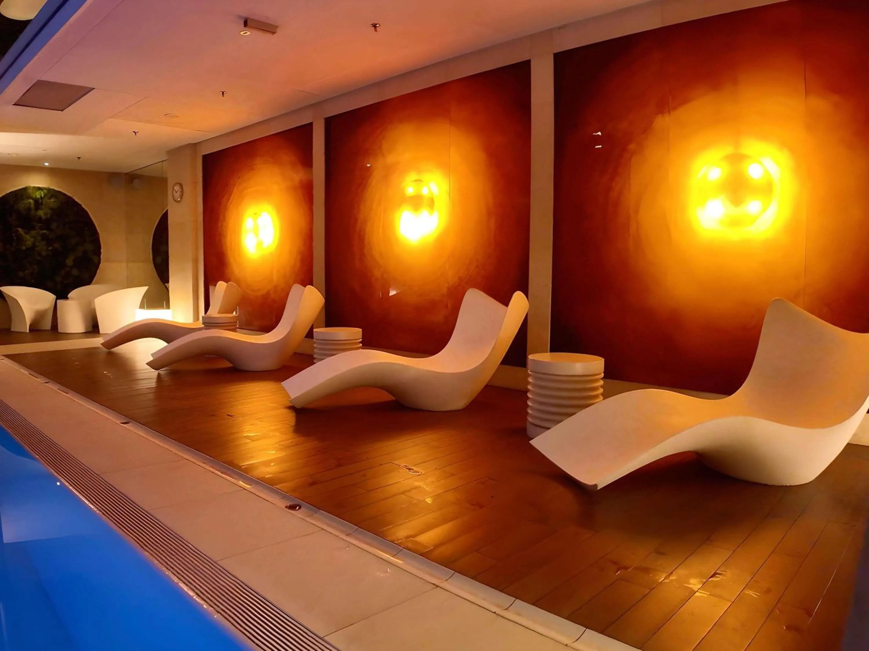 Pool view in Sofitel Warsaw Victoria