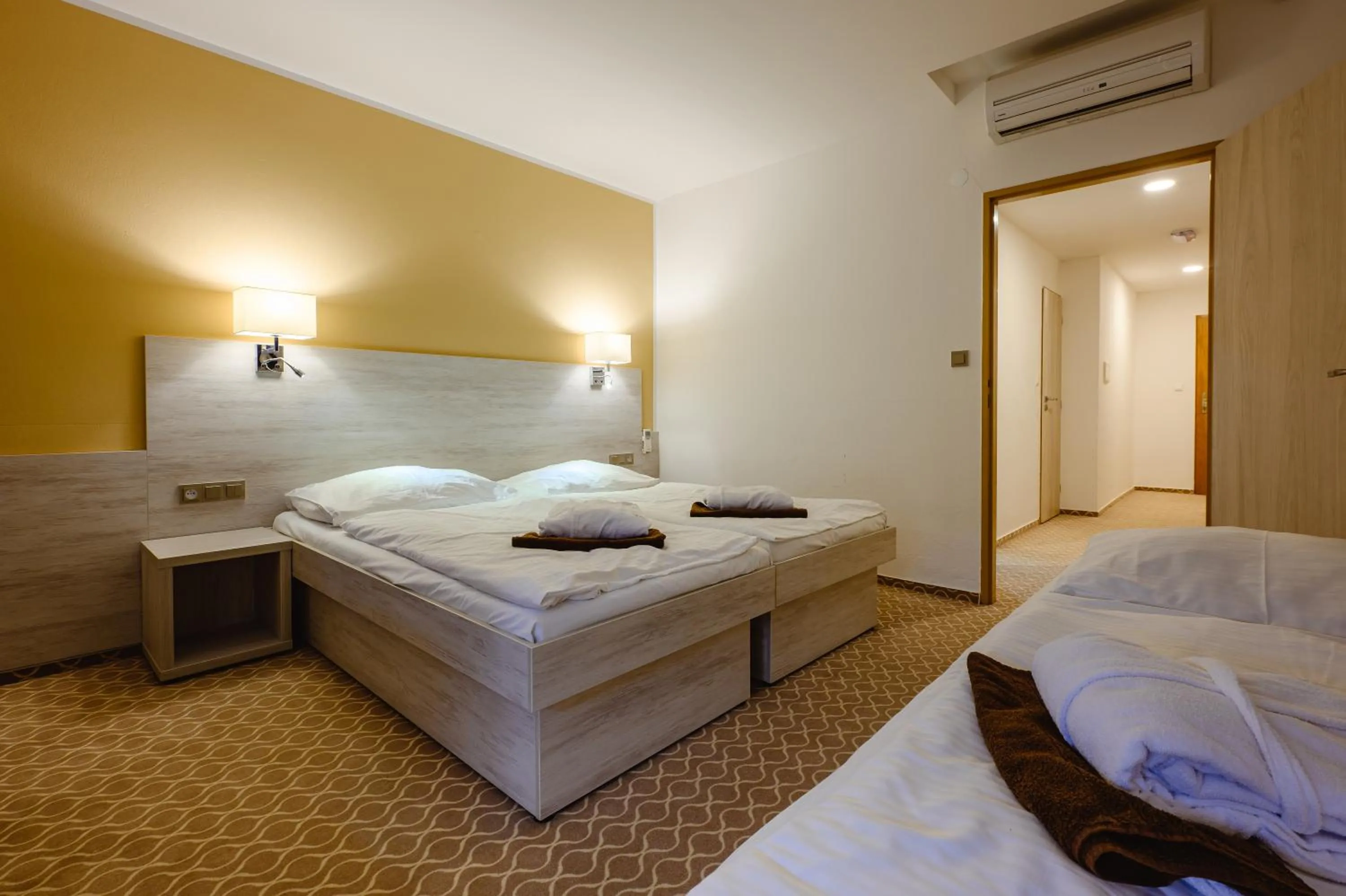 Bedroom, Bed in Hotel Vega Luhacovice