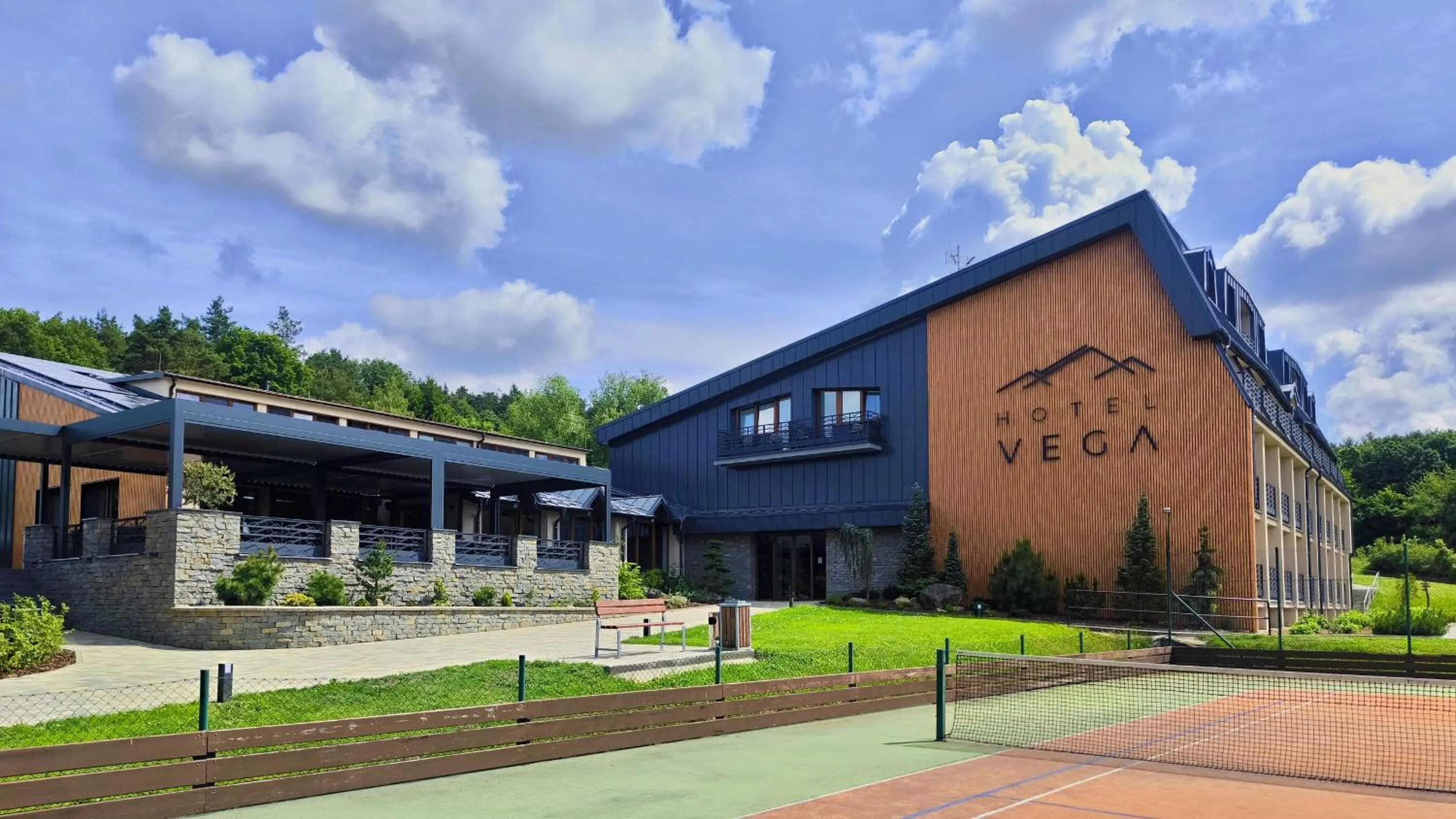 Property building in Hotel Vega Luhacovice