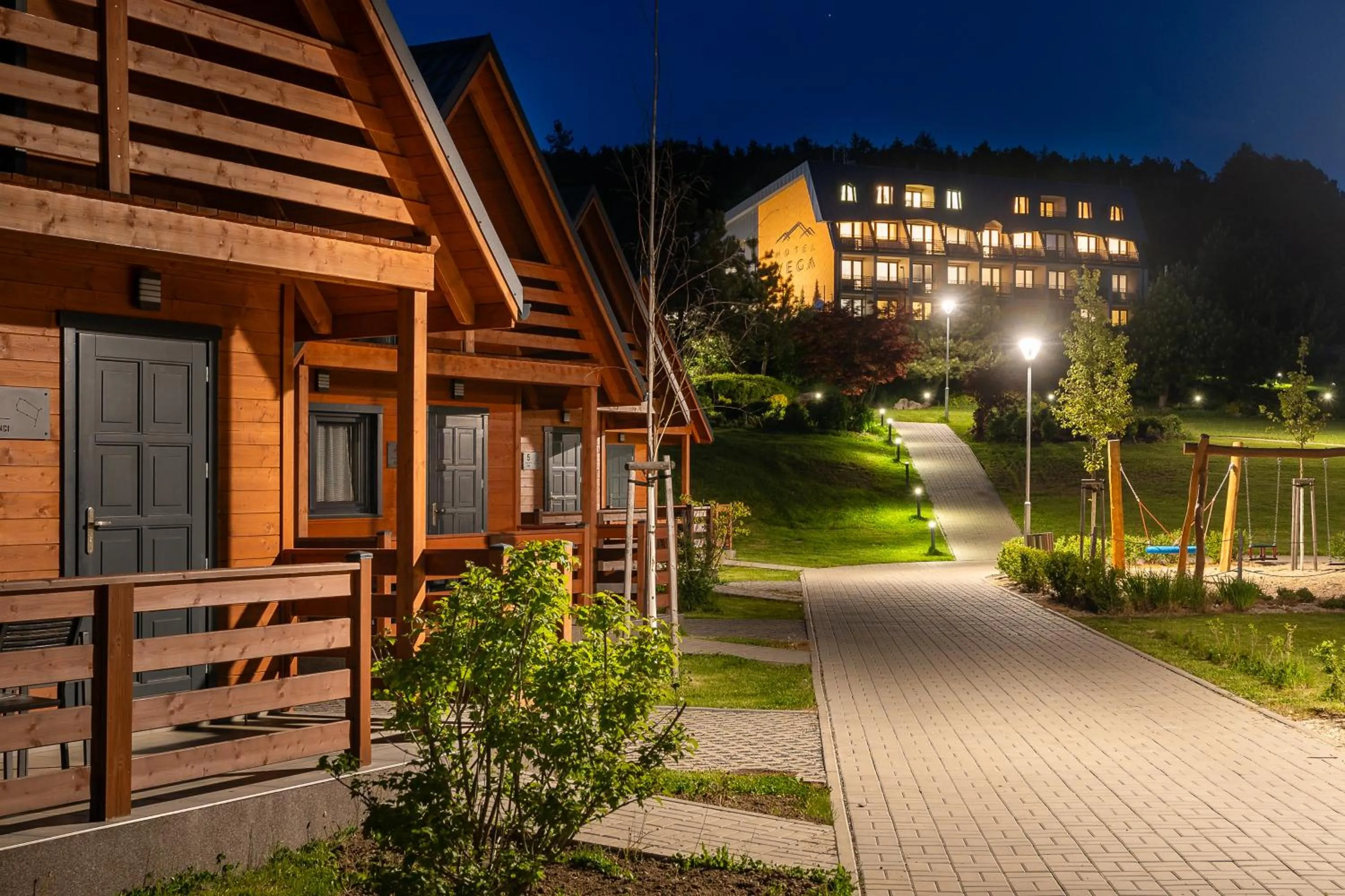 Property building in Hotel Vega Luhacovice