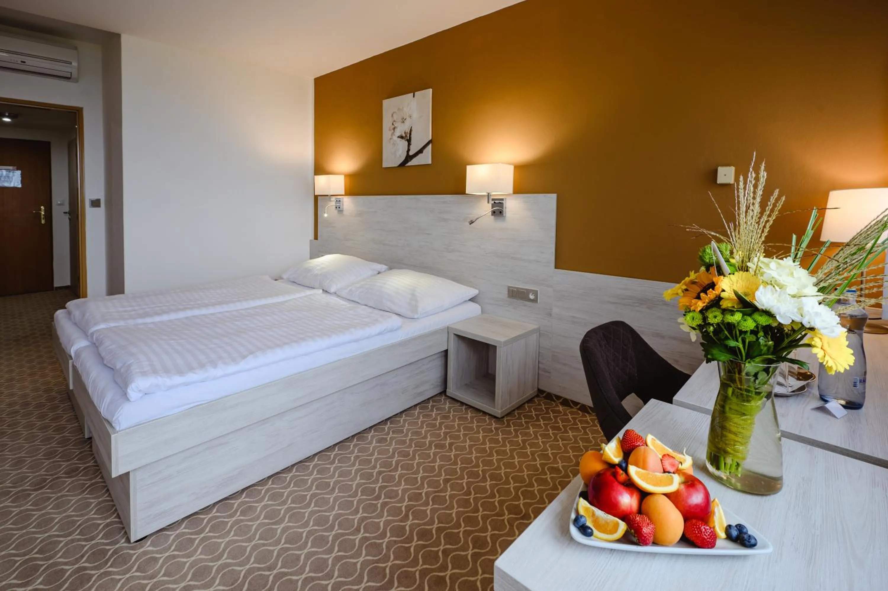 Bedroom, Bed in Hotel Vega Luhacovice