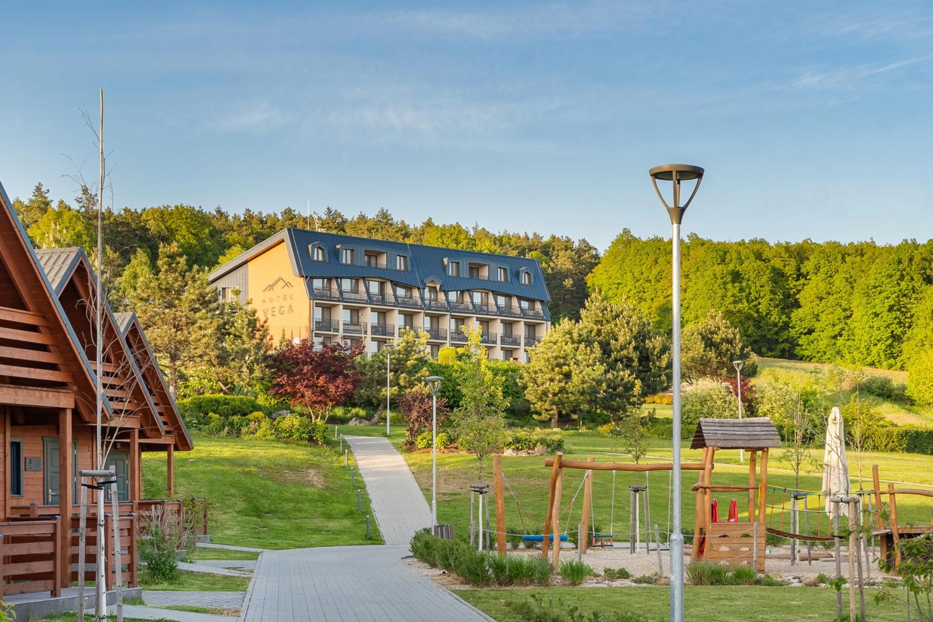 Property building in Hotel Vega Luhacovice