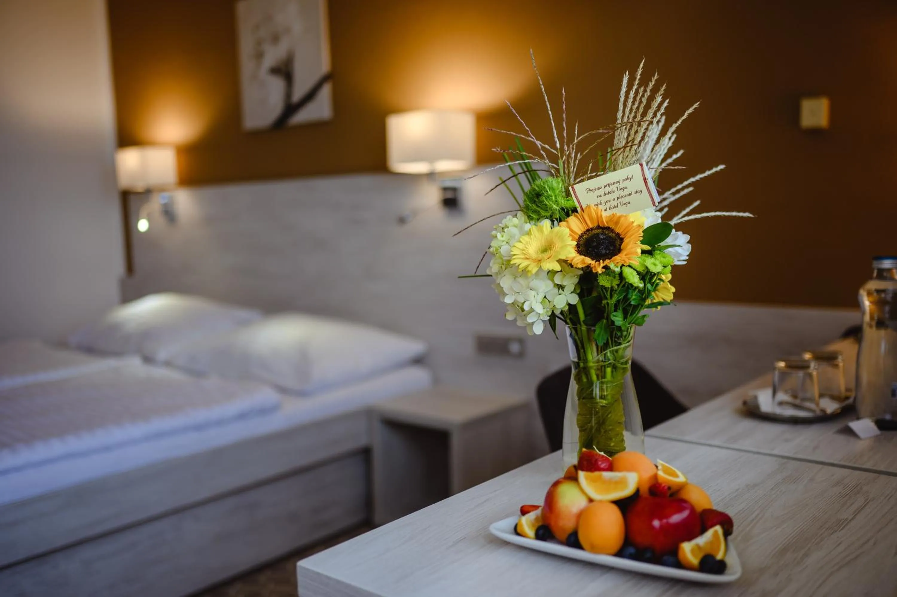 Bedroom, Bed in Hotel Vega Luhacovice