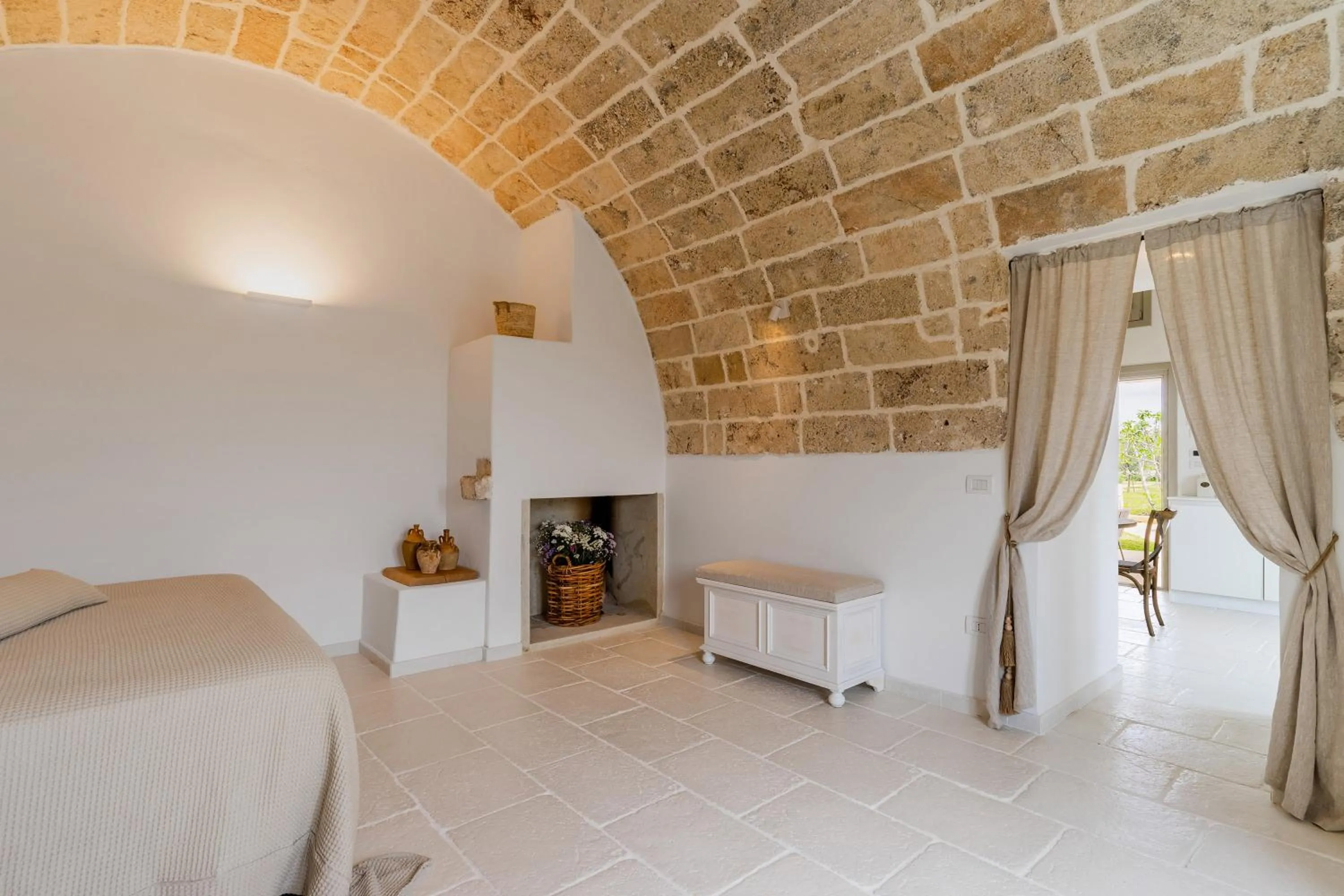 Bed in Masseria Macchiaforte