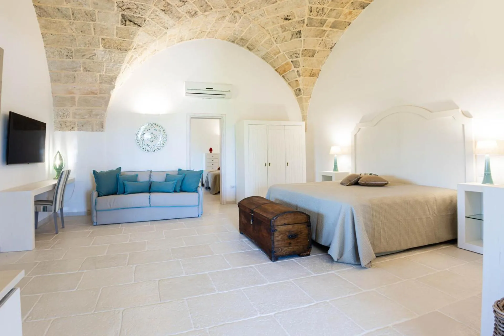 Bed in Masseria Macchiaforte