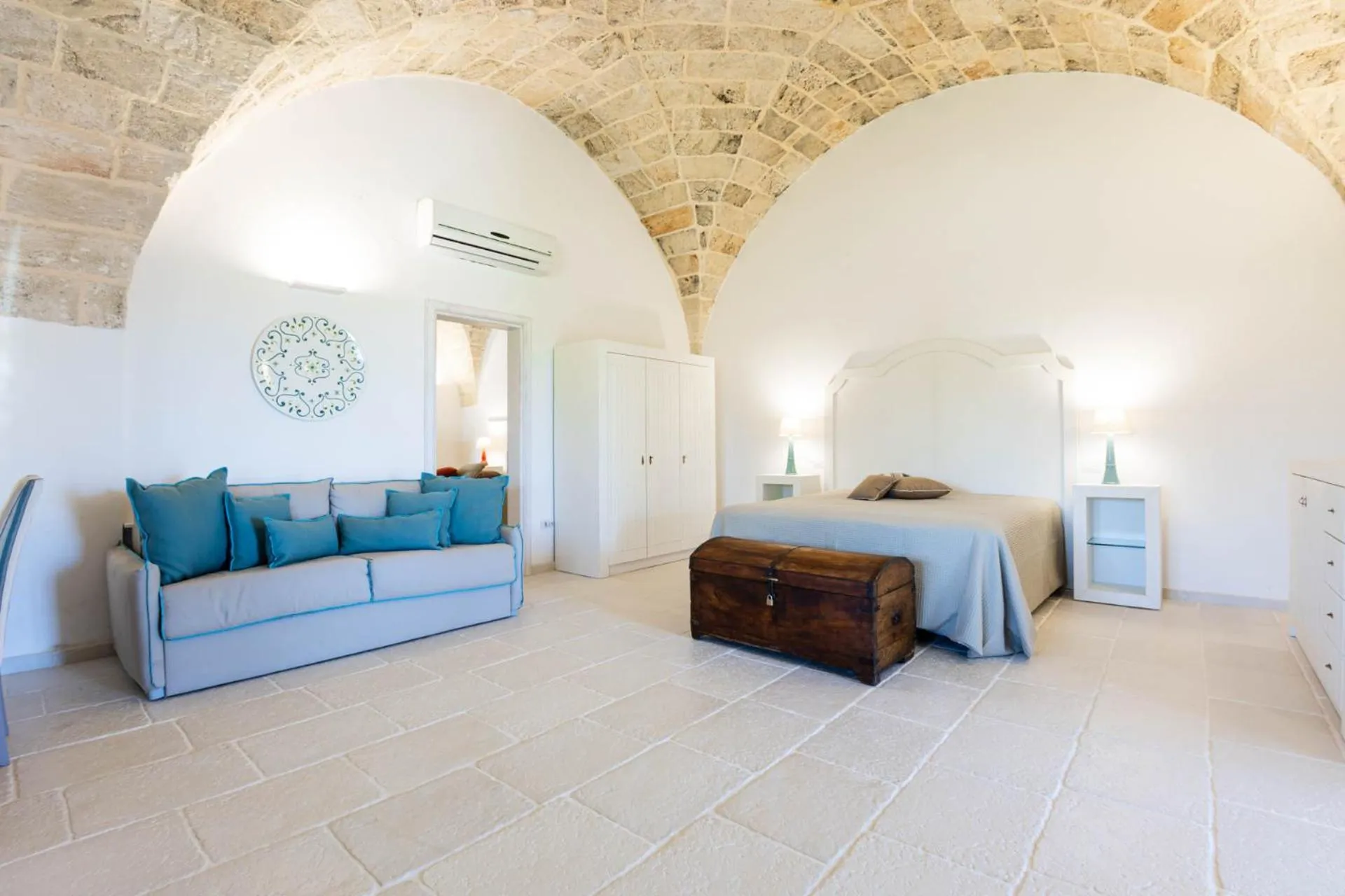 Bed in Masseria Macchiaforte