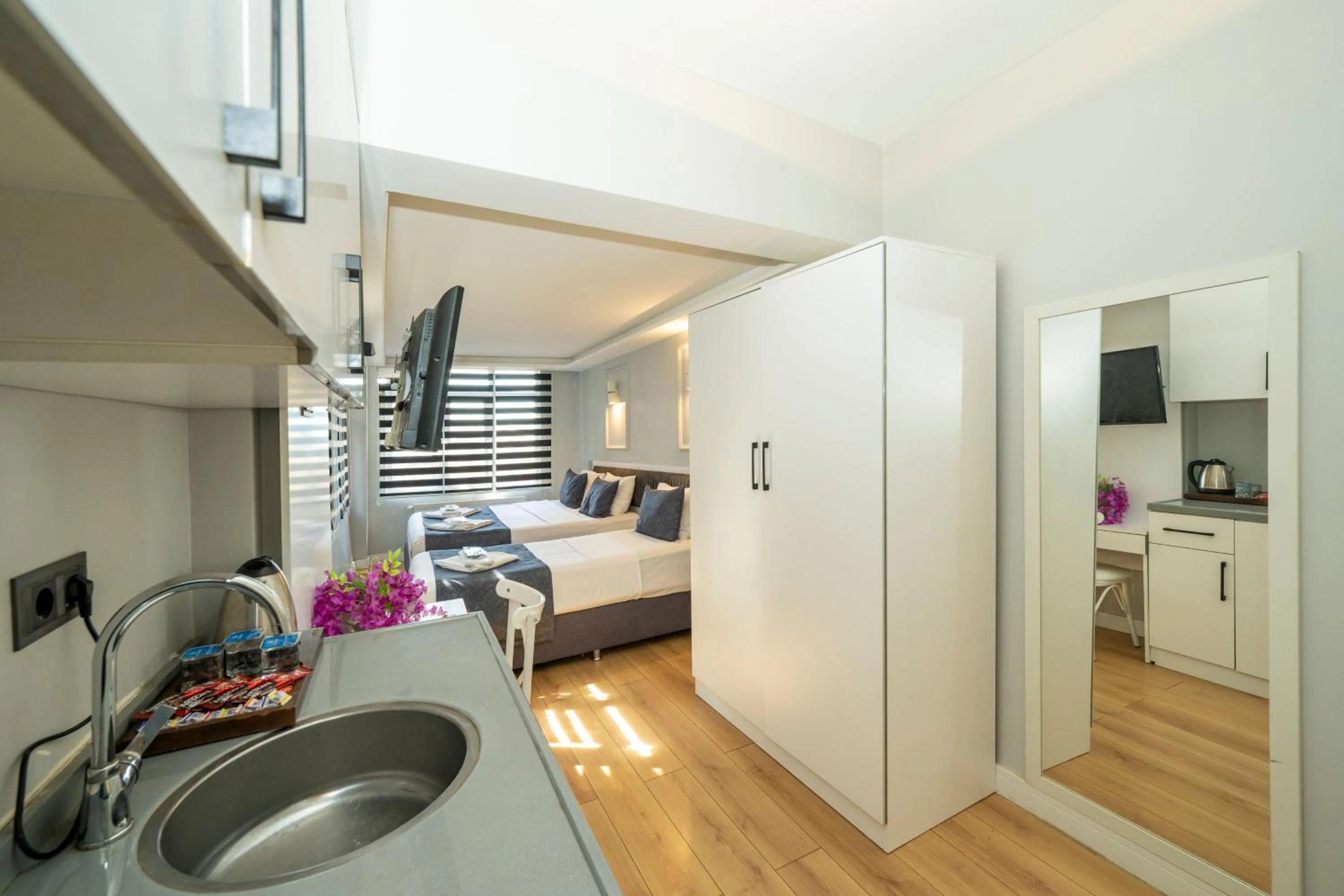 Bed in Luce Suites Taksim