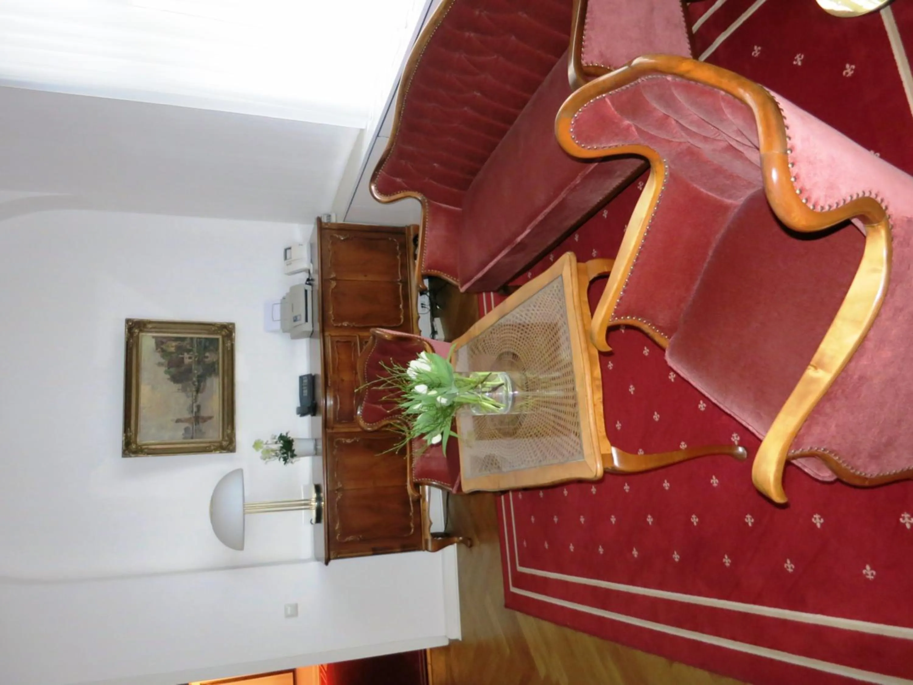 Lobby or reception in Gästehaus Leipzig