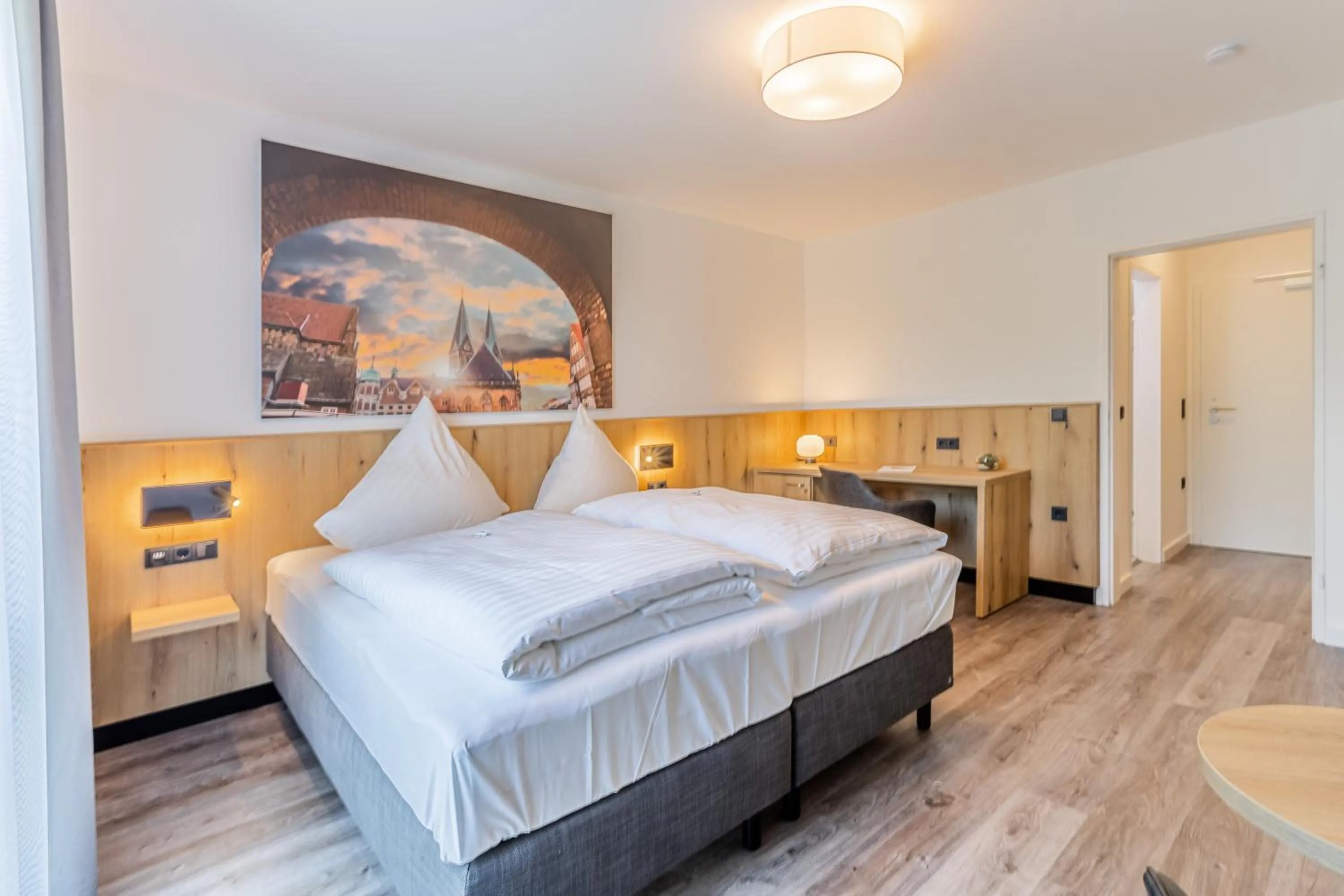 Bed in Akzent Hotel Hoyerswege