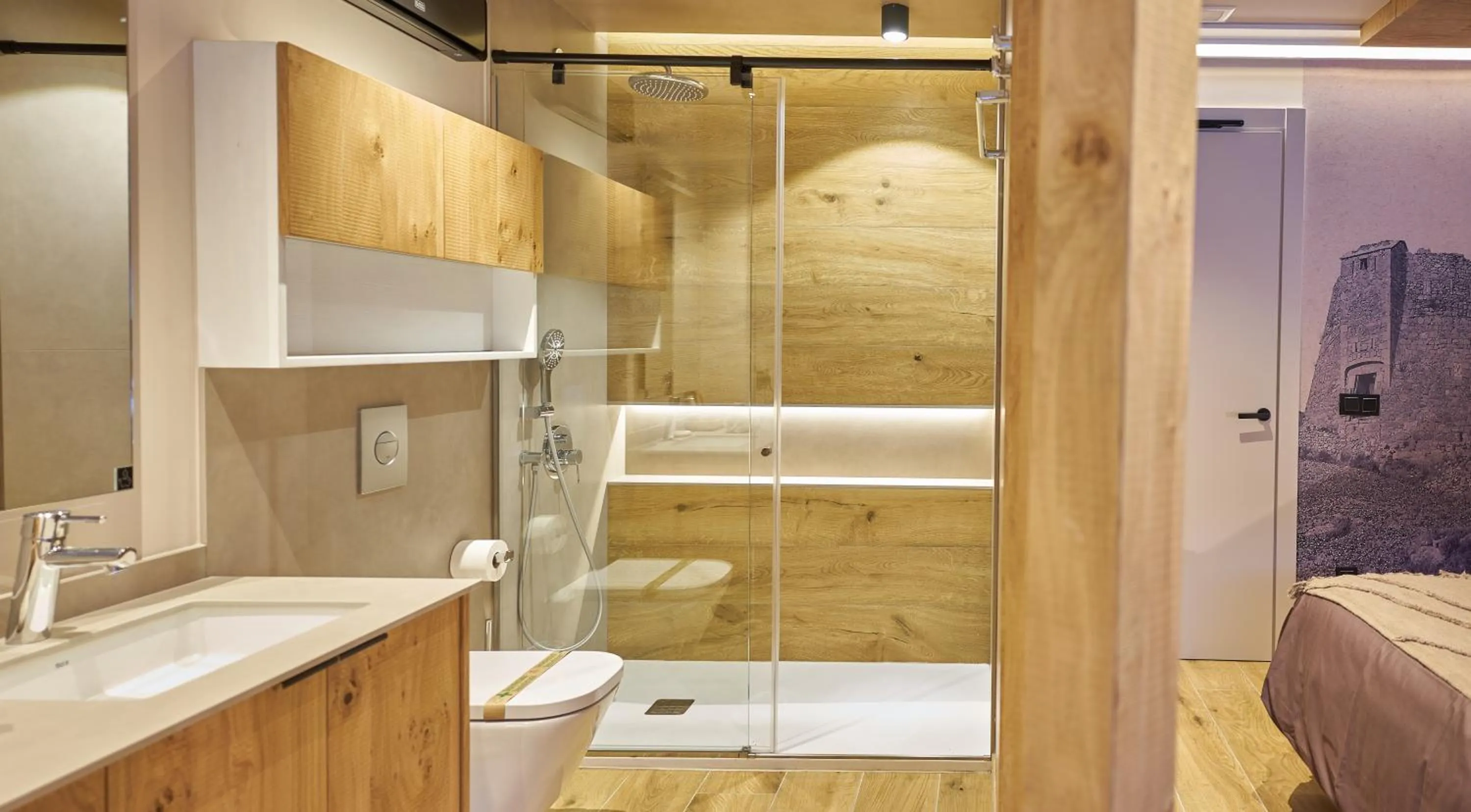 Bathroom in HOTEL LA CABANA BERGA