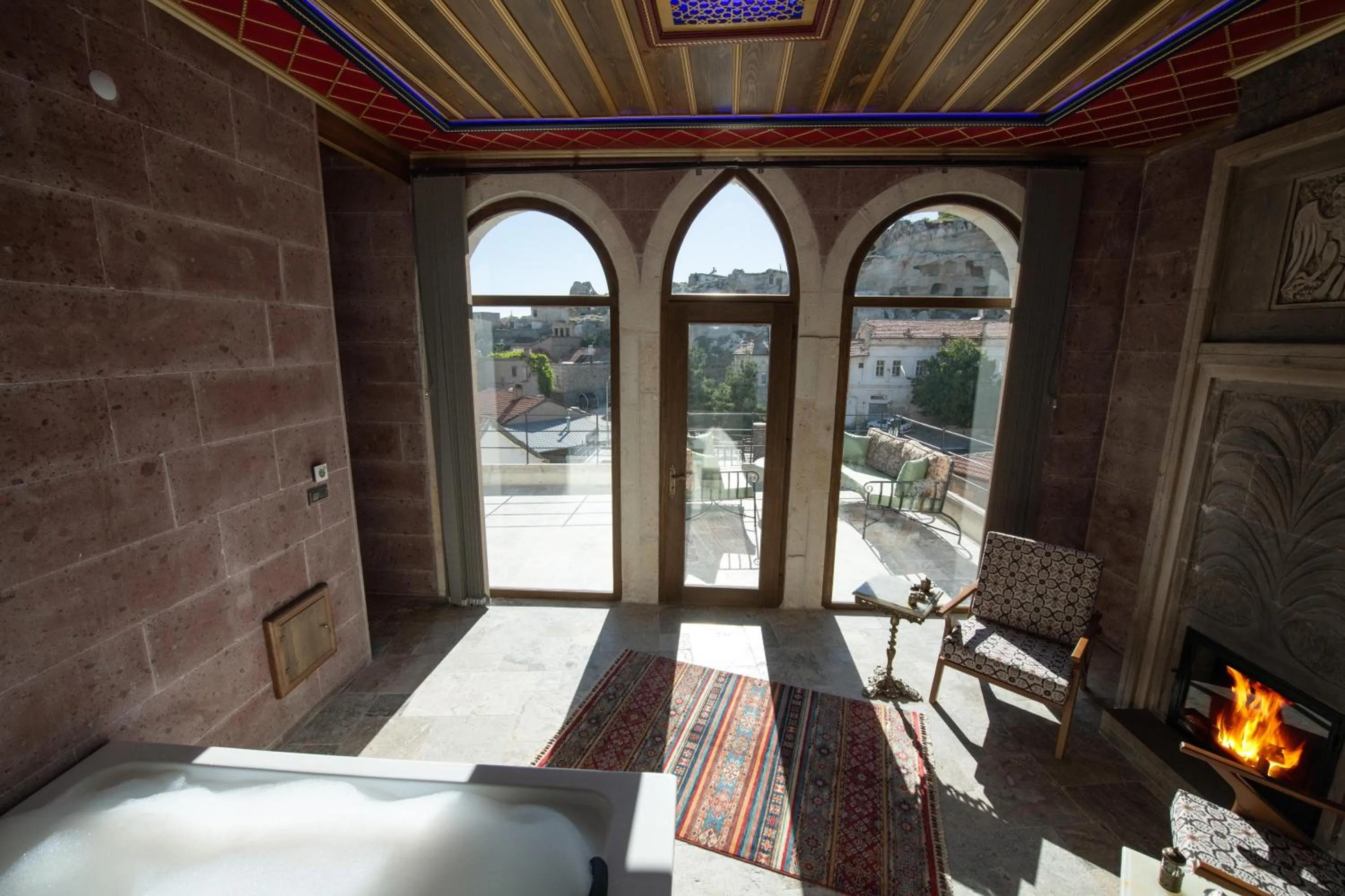 Balcony/Terrace in Foremanson Cave Hotel